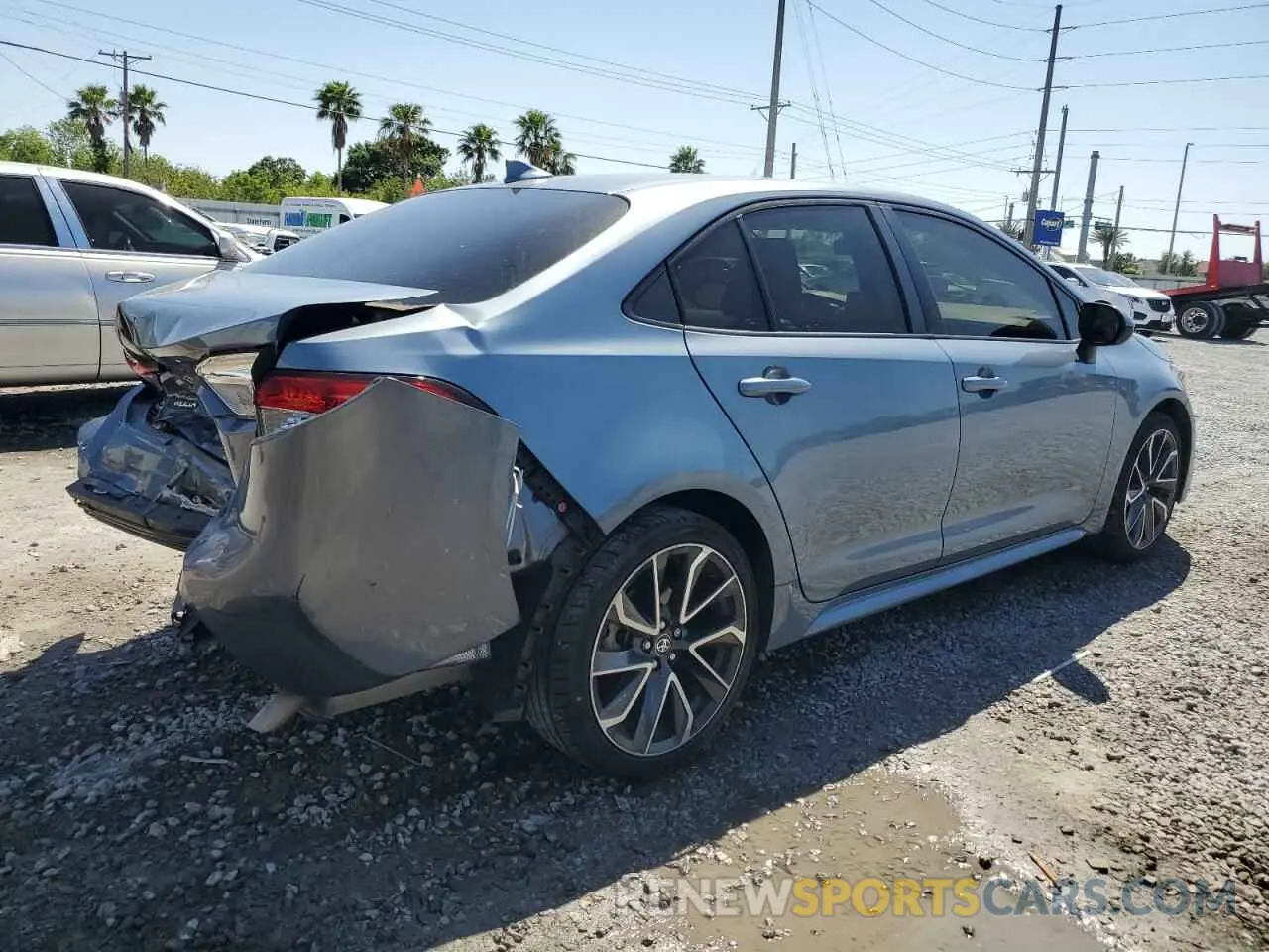 3 Photograph of a damaged car JTDHPRAE1LJ032676 TOYOTA COROLLA 2020