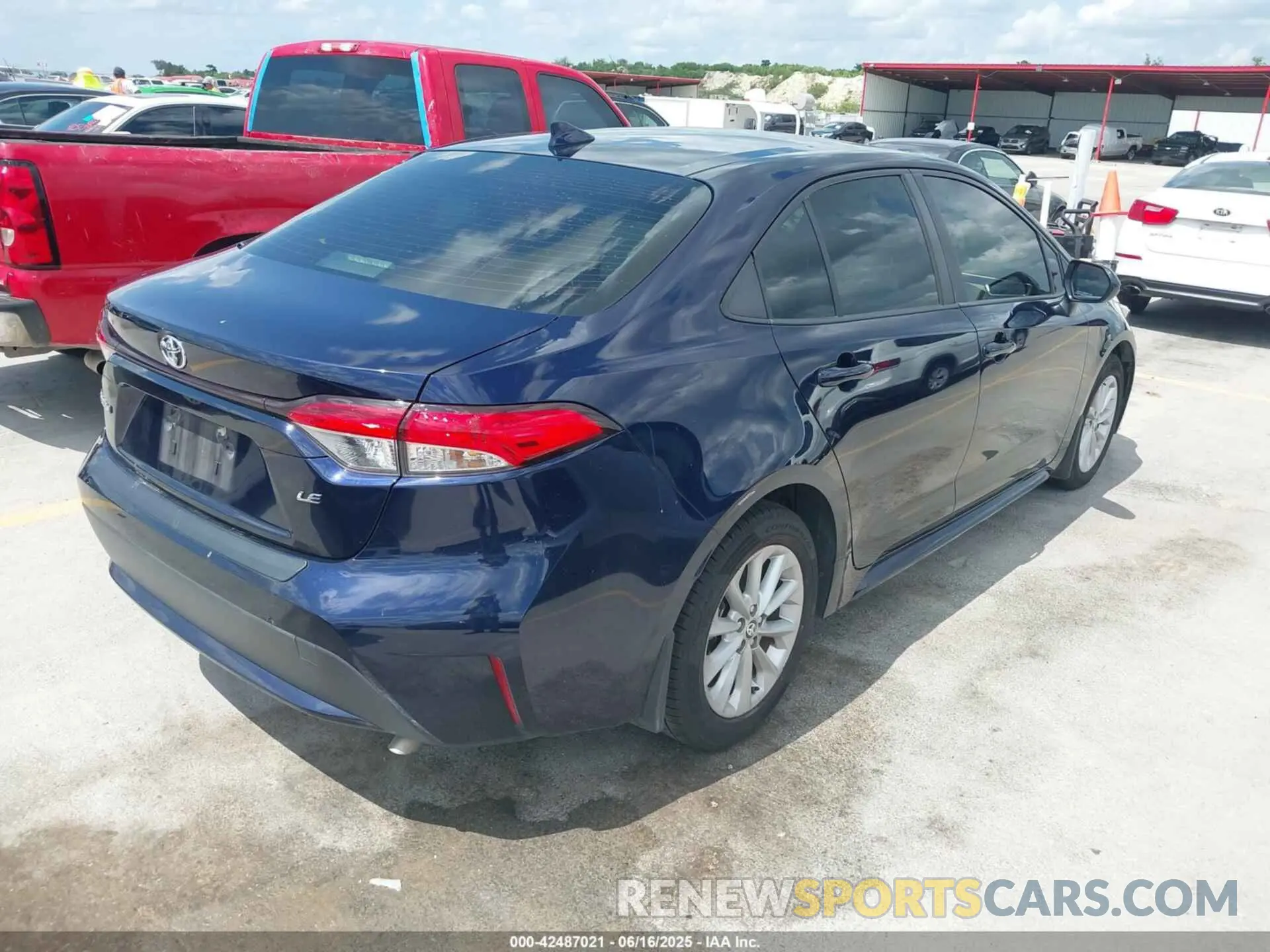 4 Photograph of a damaged car JTDHPRAE1LJ045802 TOYOTA COROLLA 2020