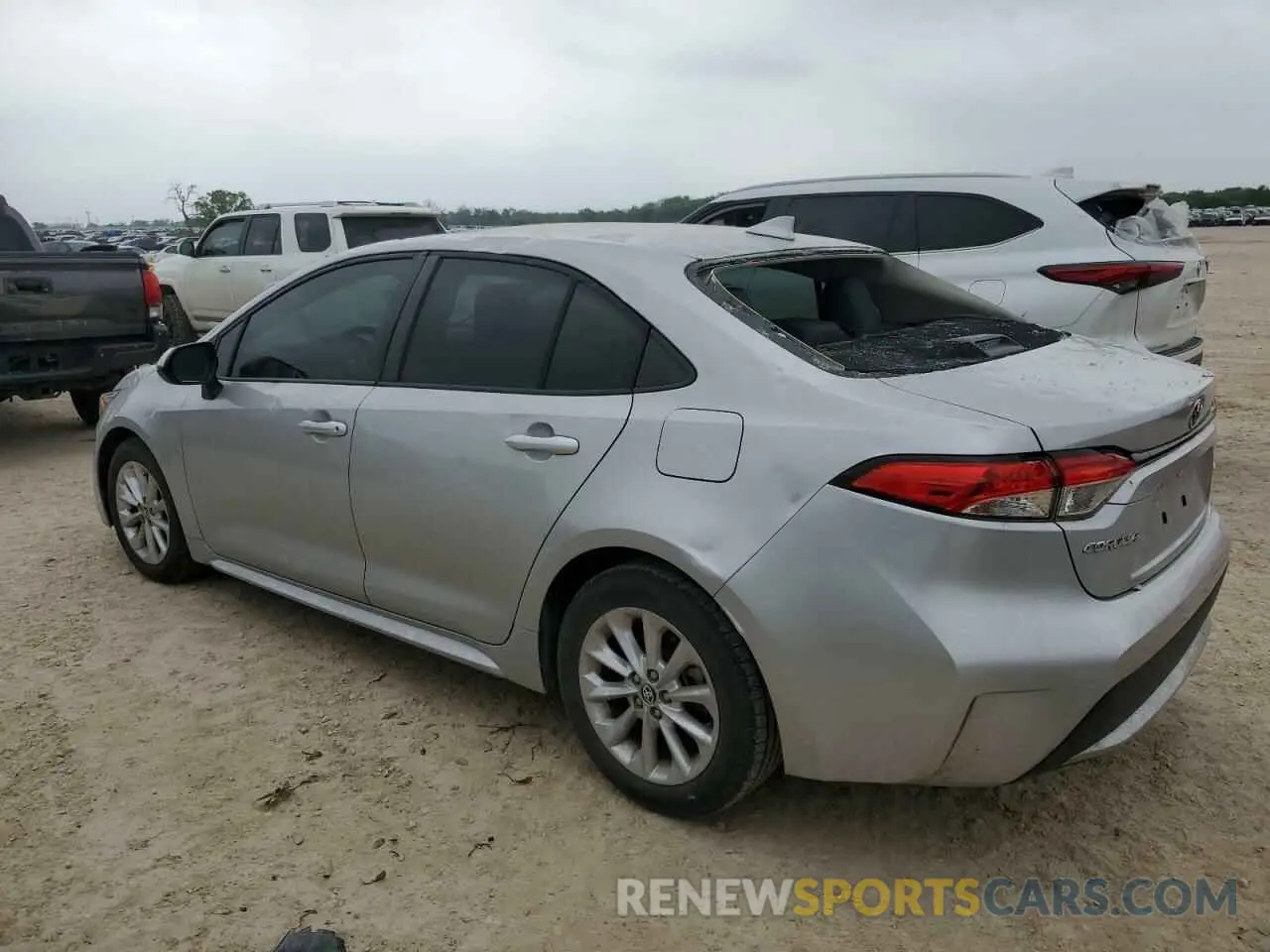 2 Фотография поврежденного автомобиля JTDHPRAE2LJ001792 TOYOTA COROLLA 2020