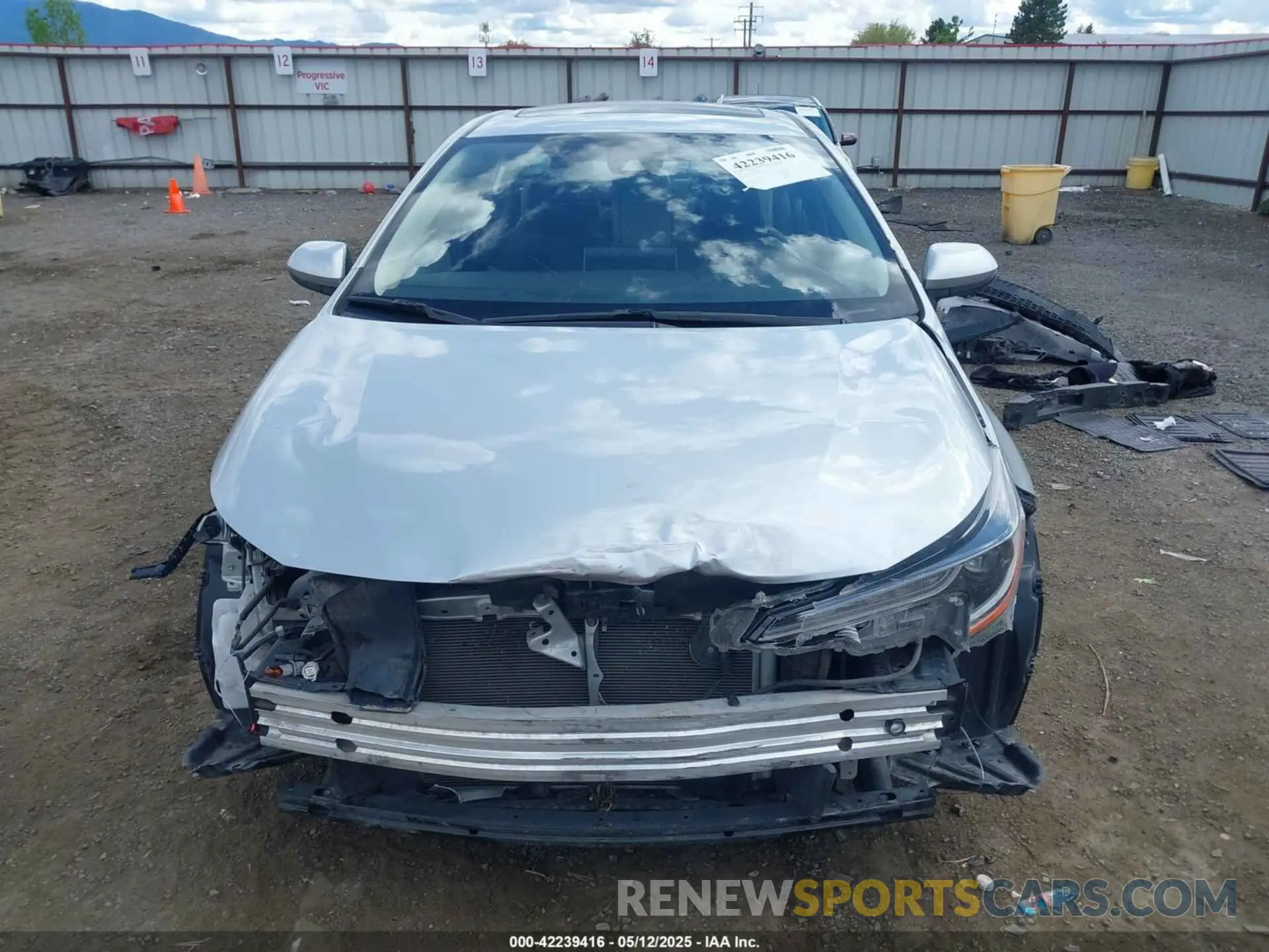 13 Photograph of a damaged car JTDHPRAE2LJ030824 TOYOTA COROLLA 2020