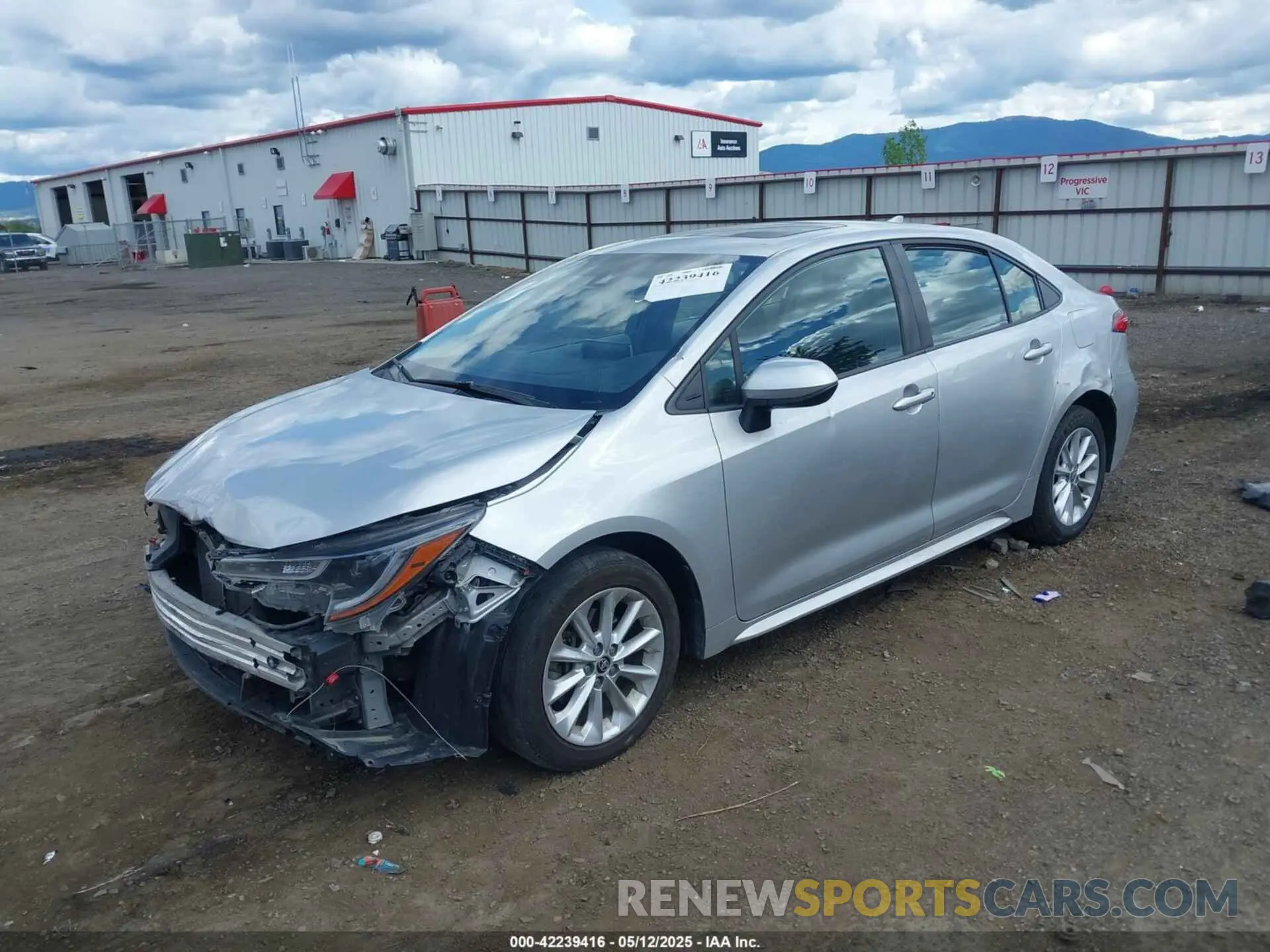 2 Photograph of a damaged car JTDHPRAE2LJ030824 TOYOTA COROLLA 2020