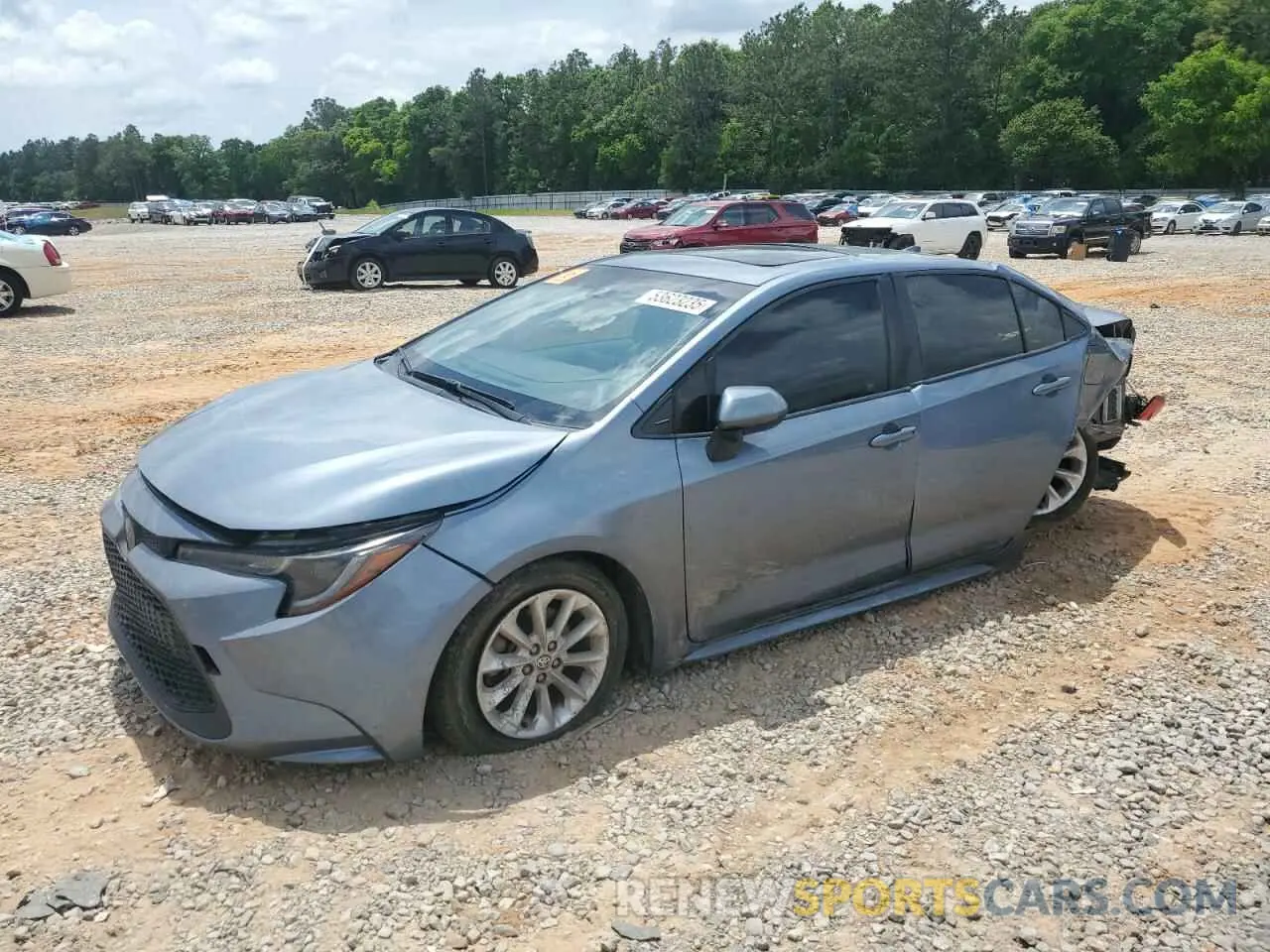 1 Photograph of a damaged car JTDHPRAE2LJ052970 TOYOTA COROLLA 2020