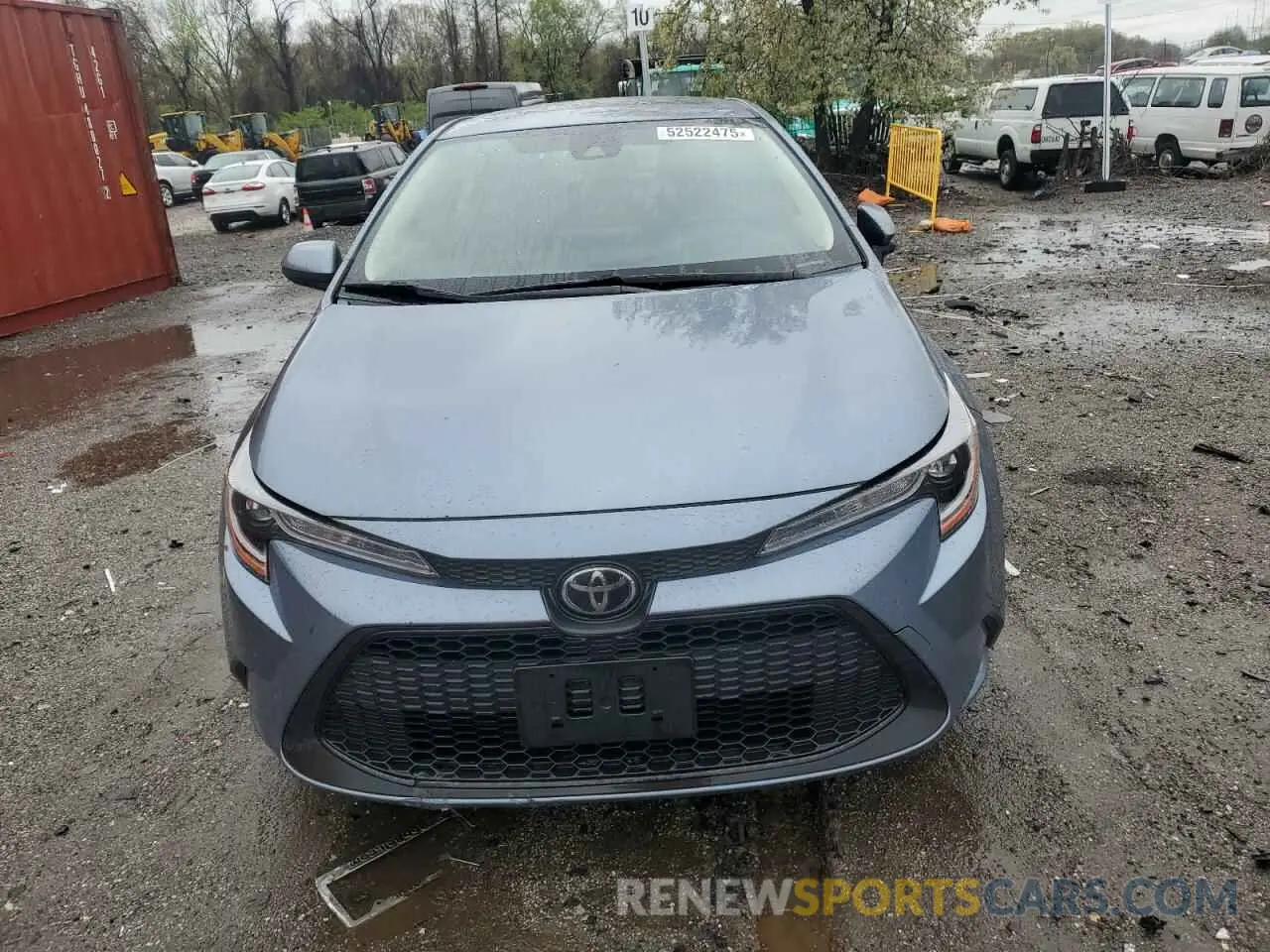 5 Photograph of a damaged car JTDHPRAE3LJ038463 TOYOTA COROLLA 2020