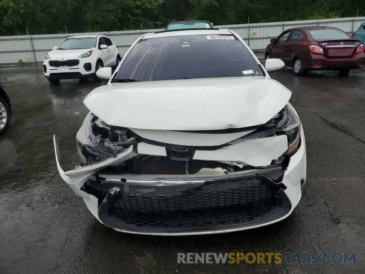 5 Photograph of a damaged car JTDHPRAE3LJ044635 TOYOTA COROLLA 2020