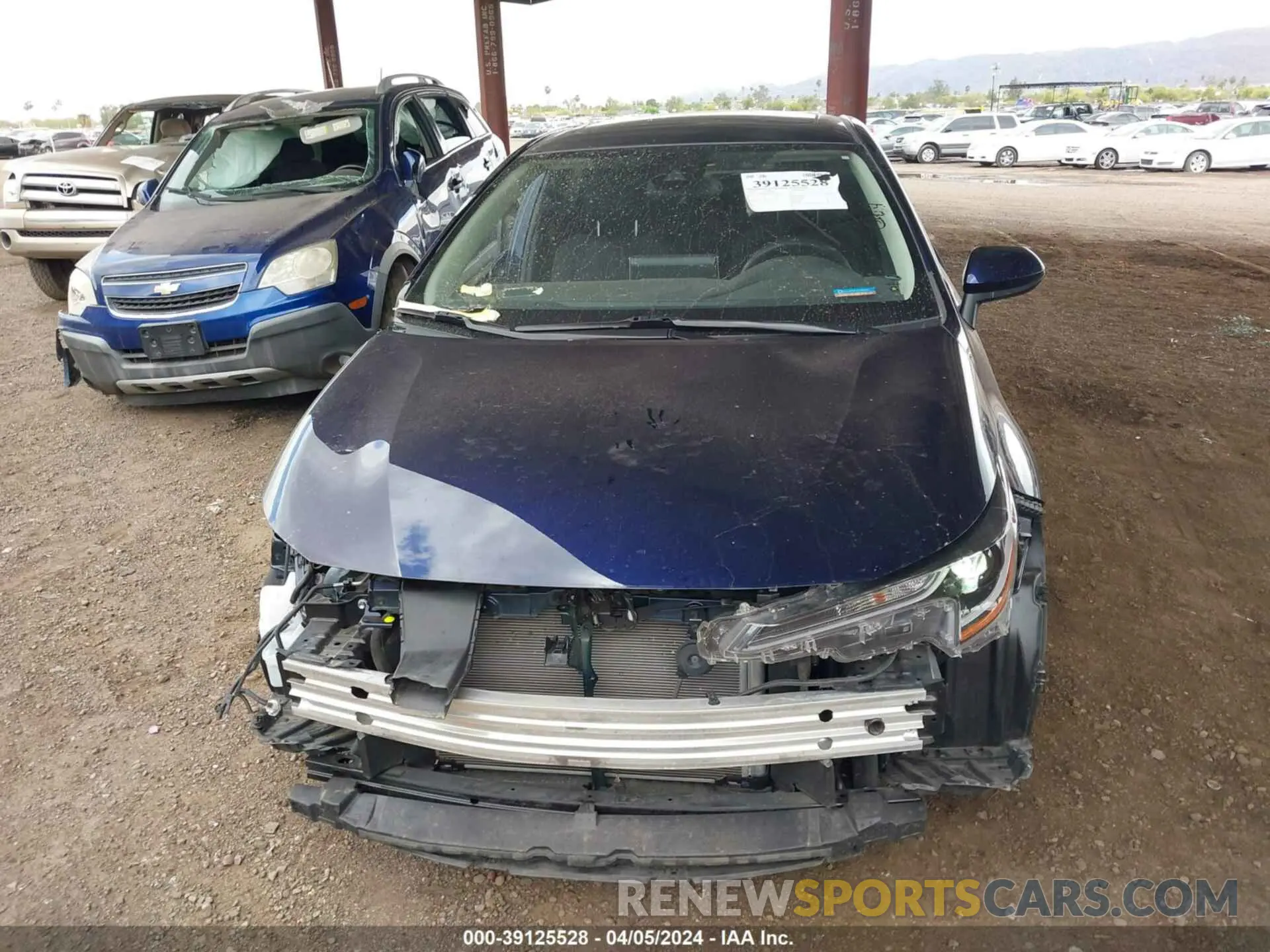 13 Photograph of a damaged car JTDHPRAE4LJ015905 TOYOTA COROLLA 2020