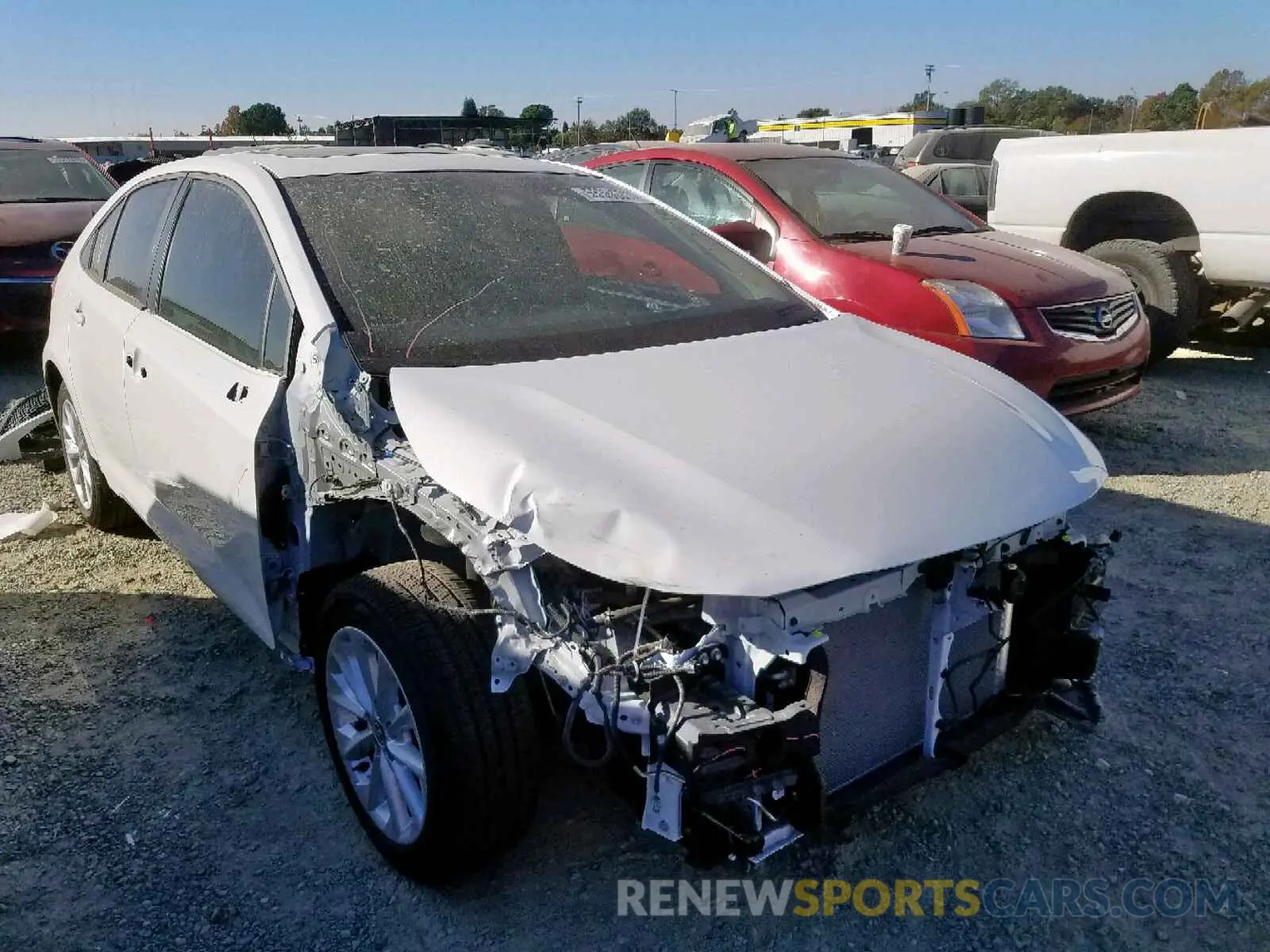 1 Photograph of a damaged car JTDHPRAE4LJ016374 TOYOTA COROLLA 2020