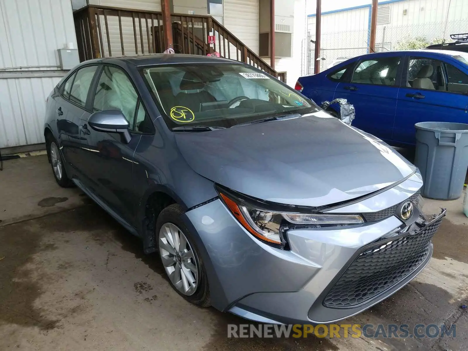 1 Photograph of a damaged car JTDHPRAE4LJ063064 TOYOTA COROLLA 2020