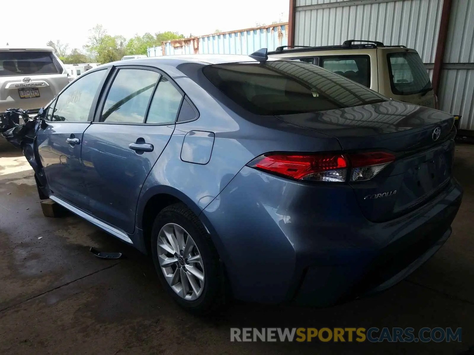 3 Photograph of a damaged car JTDHPRAE4LJ063064 TOYOTA COROLLA 2020