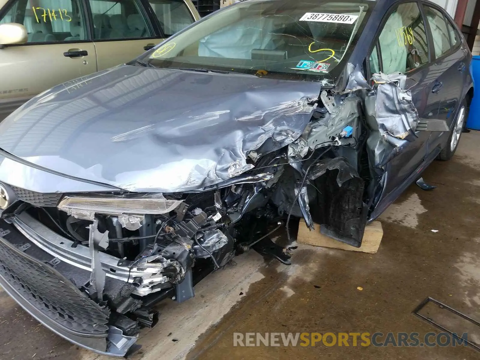 9 Photograph of a damaged car JTDHPRAE4LJ063064 TOYOTA COROLLA 2020