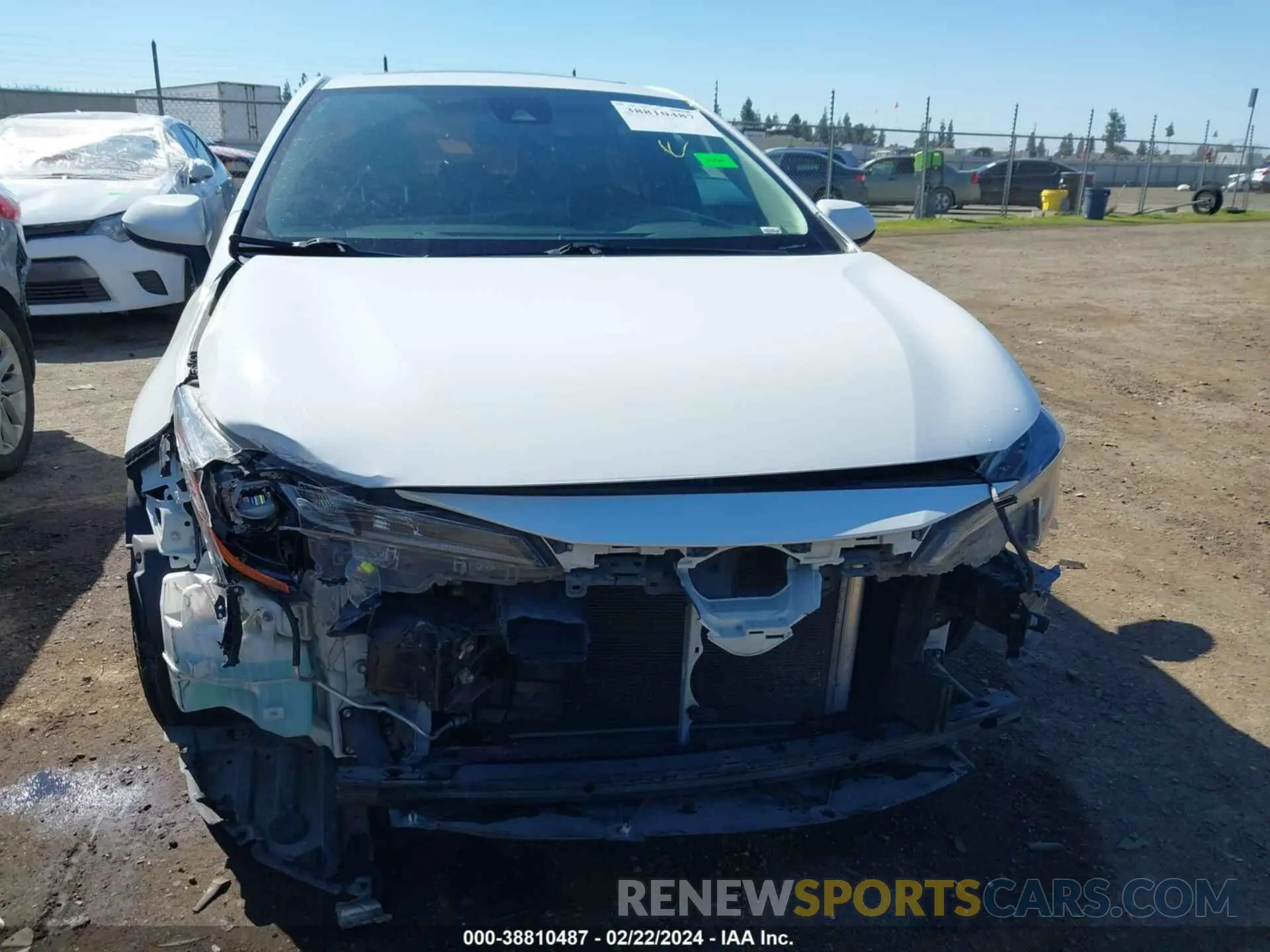 13 Photograph of a damaged car JTDHPRAE5LJ010289 TOYOTA COROLLA 2020