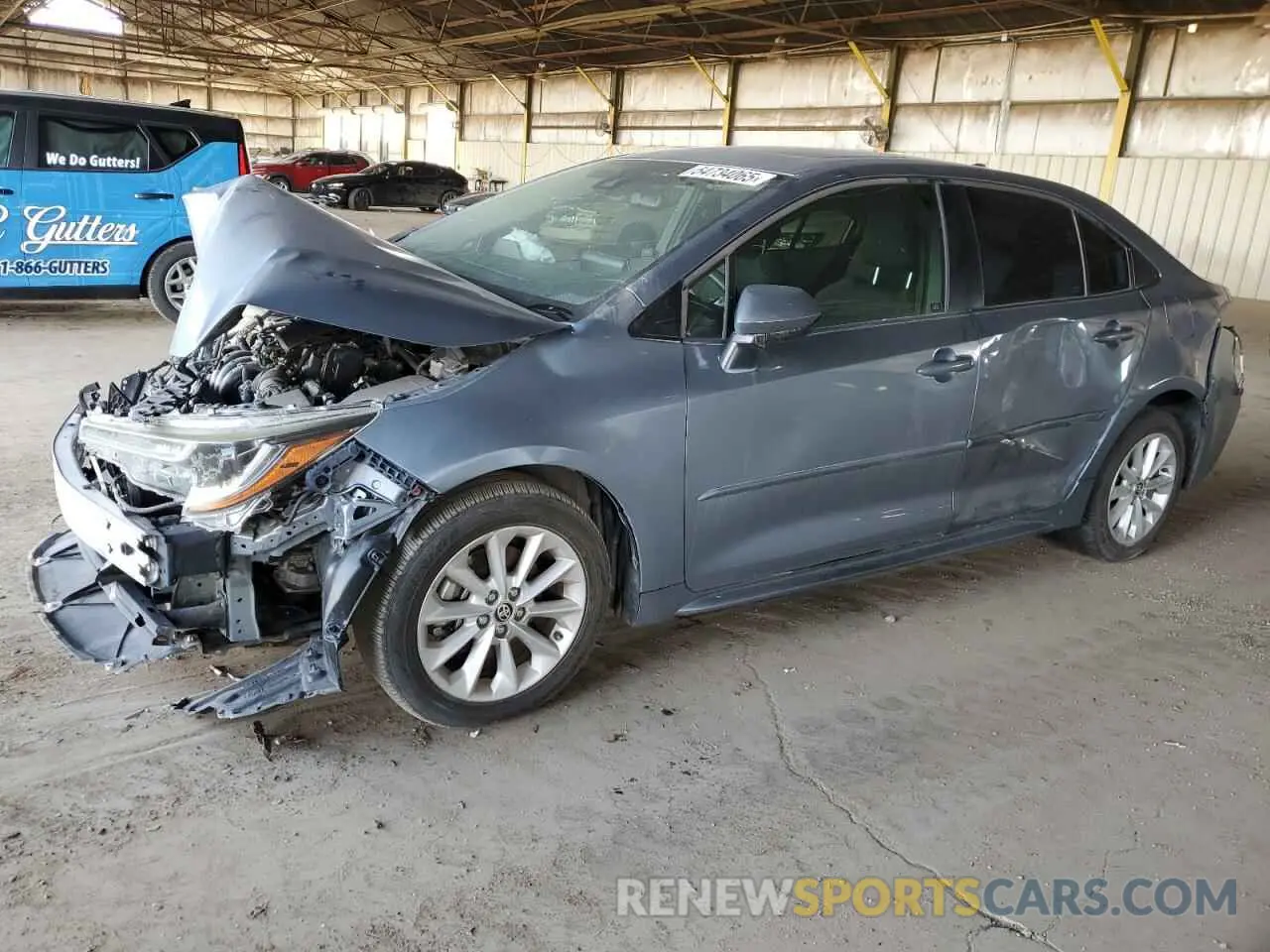 1 Photograph of a damaged car JTDHPRAE7LJ091828 TOYOTA COROLLA 2020