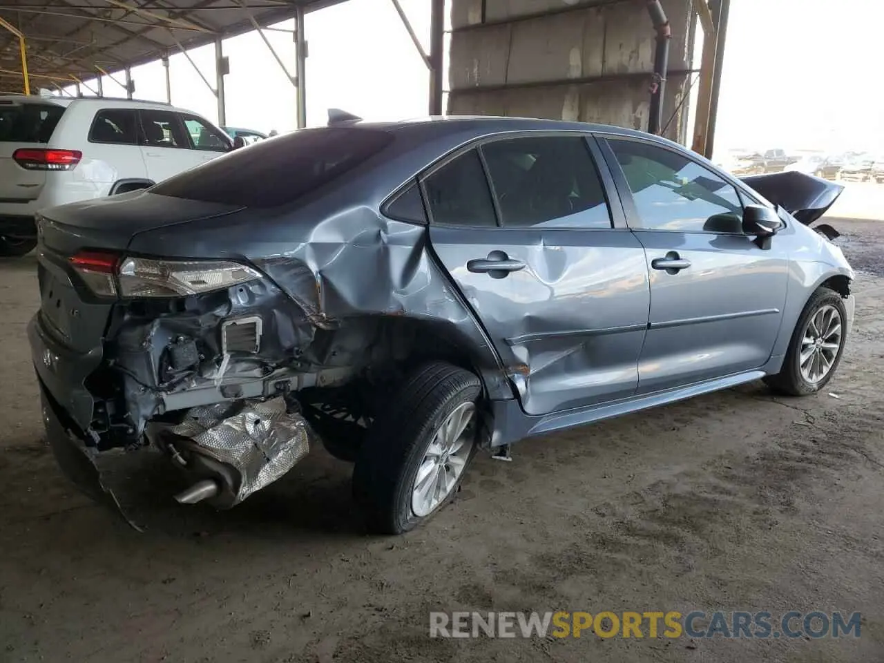3 Photograph of a damaged car JTDHPRAE7LJ091828 TOYOTA COROLLA 2020