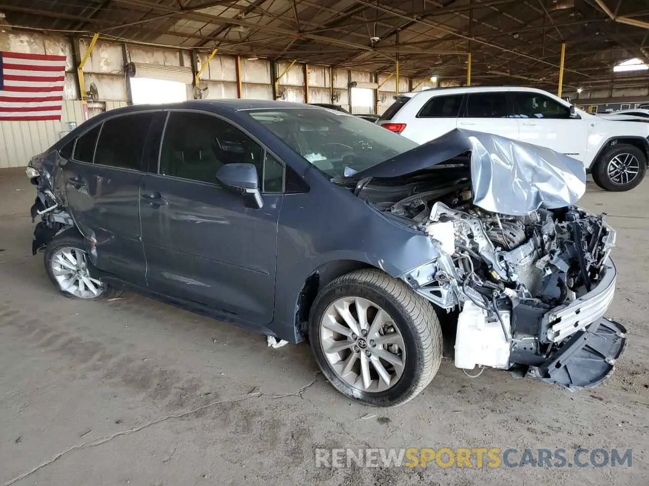 4 Photograph of a damaged car JTDHPRAE7LJ091828 TOYOTA COROLLA 2020