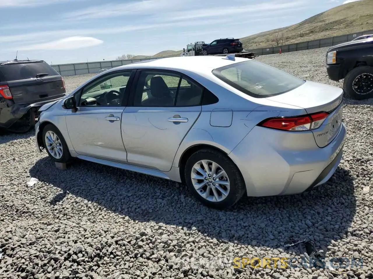 2 Фотография поврежденного автомобиля JTDHPRAE8LJ015115 TOYOTA COROLLA 2020