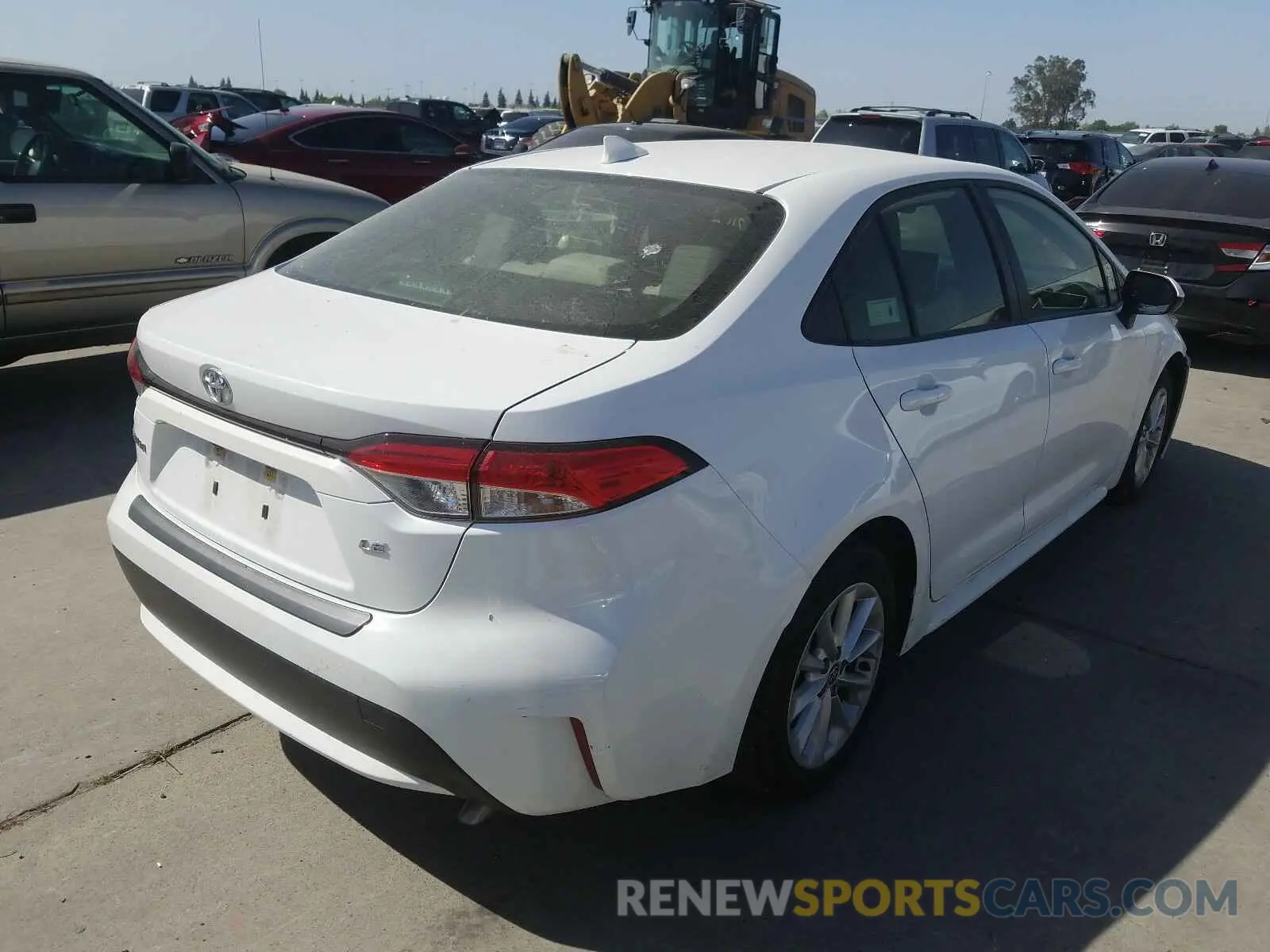 4 Photograph of a damaged car JTDHPRAE8LJ017186 TOYOTA COROLLA 2020