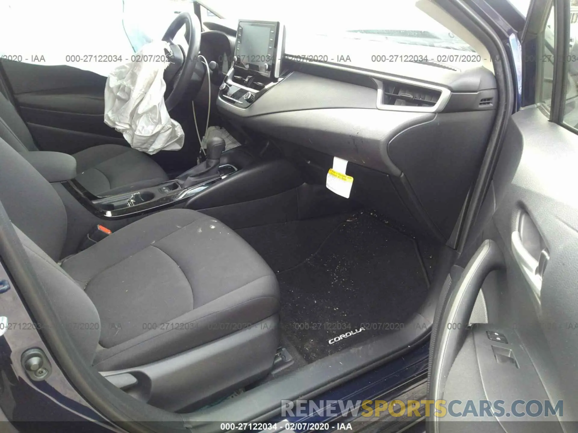 5 Photograph of a damaged car JTDHPRAE8LJ034067 TOYOTA COROLLA 2020