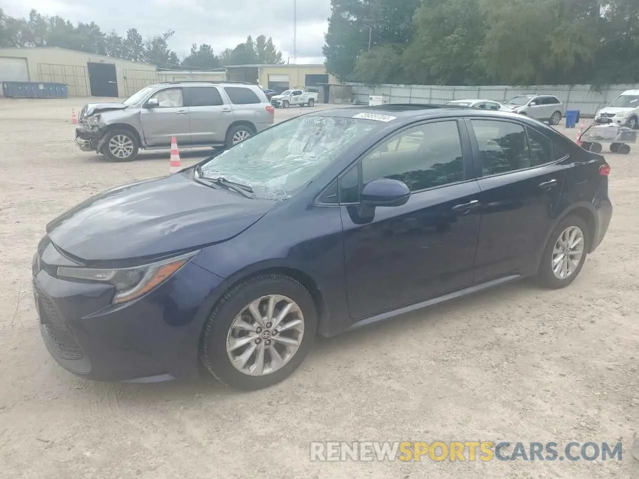 1 Photograph of a damaged car JTDHPRAE9LJ045935 TOYOTA COROLLA 2020