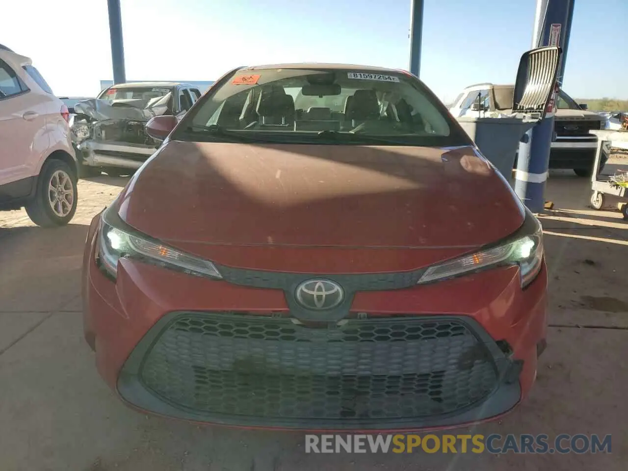5 Фотография поврежденного автомобиля JTDHPRAE9LJ054912 TOYOTA COROLLA 2020