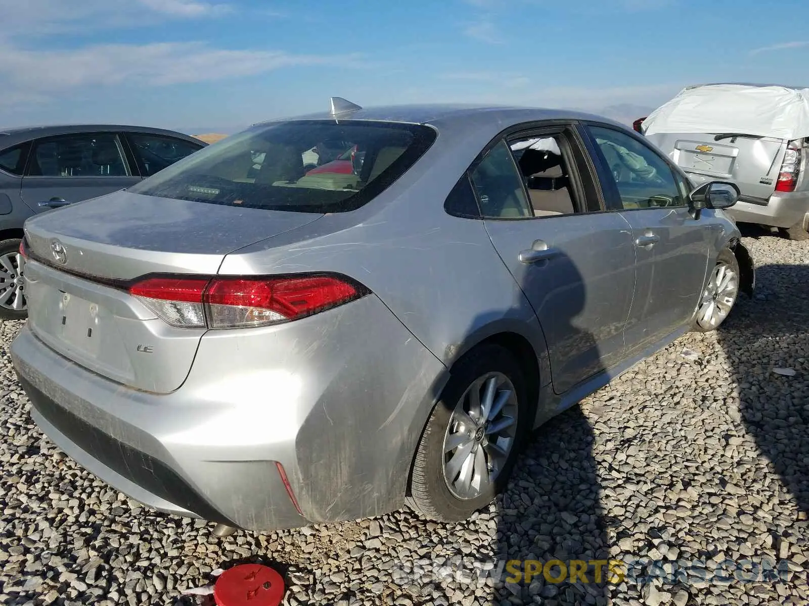 4 Photograph of a damaged car JTDHPRAEXLJ001782 TOYOTA COROLLA 2020