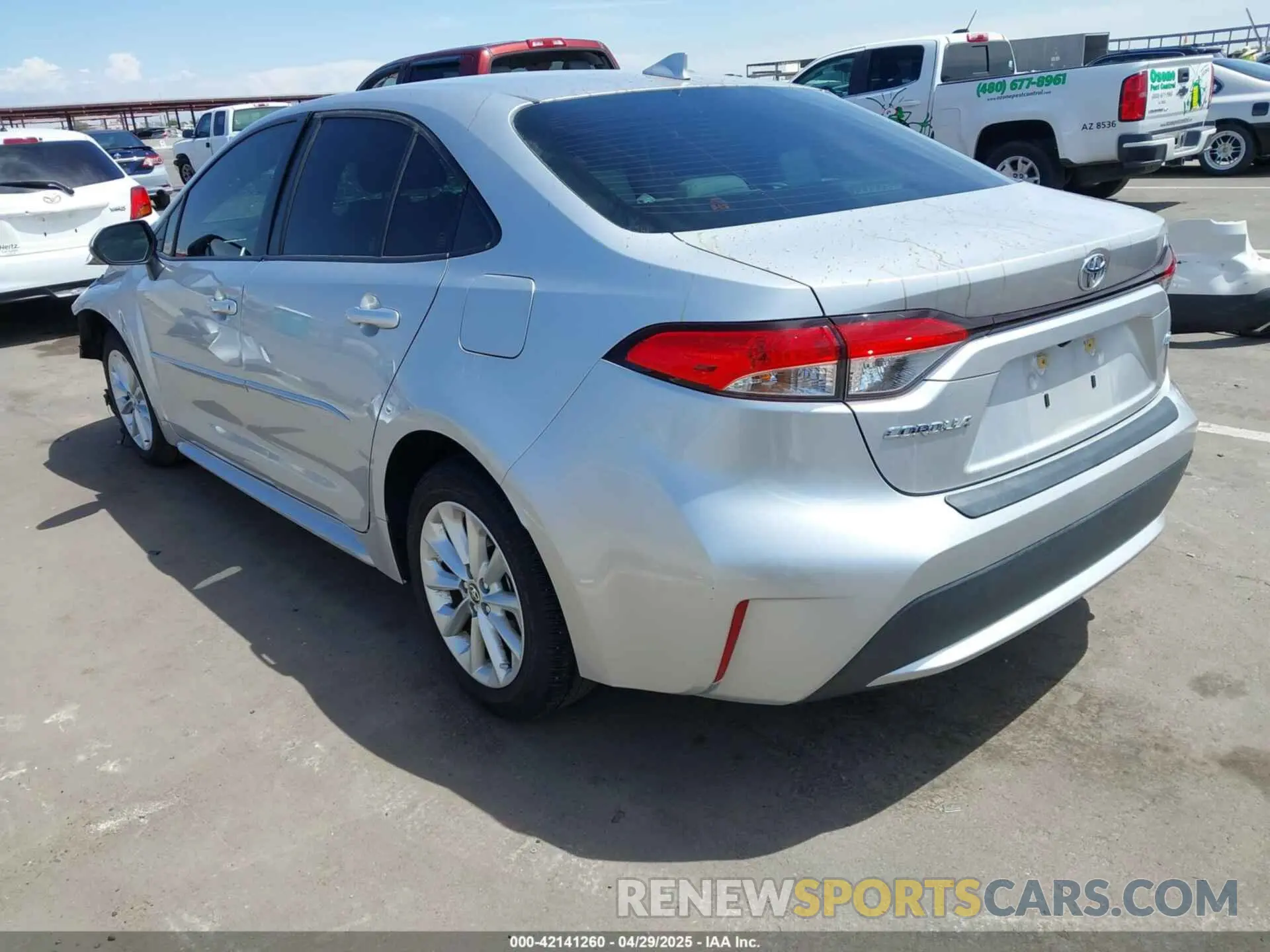3 Photograph of a damaged car JTDHPRAEXLJ035706 TOYOTA COROLLA 2020