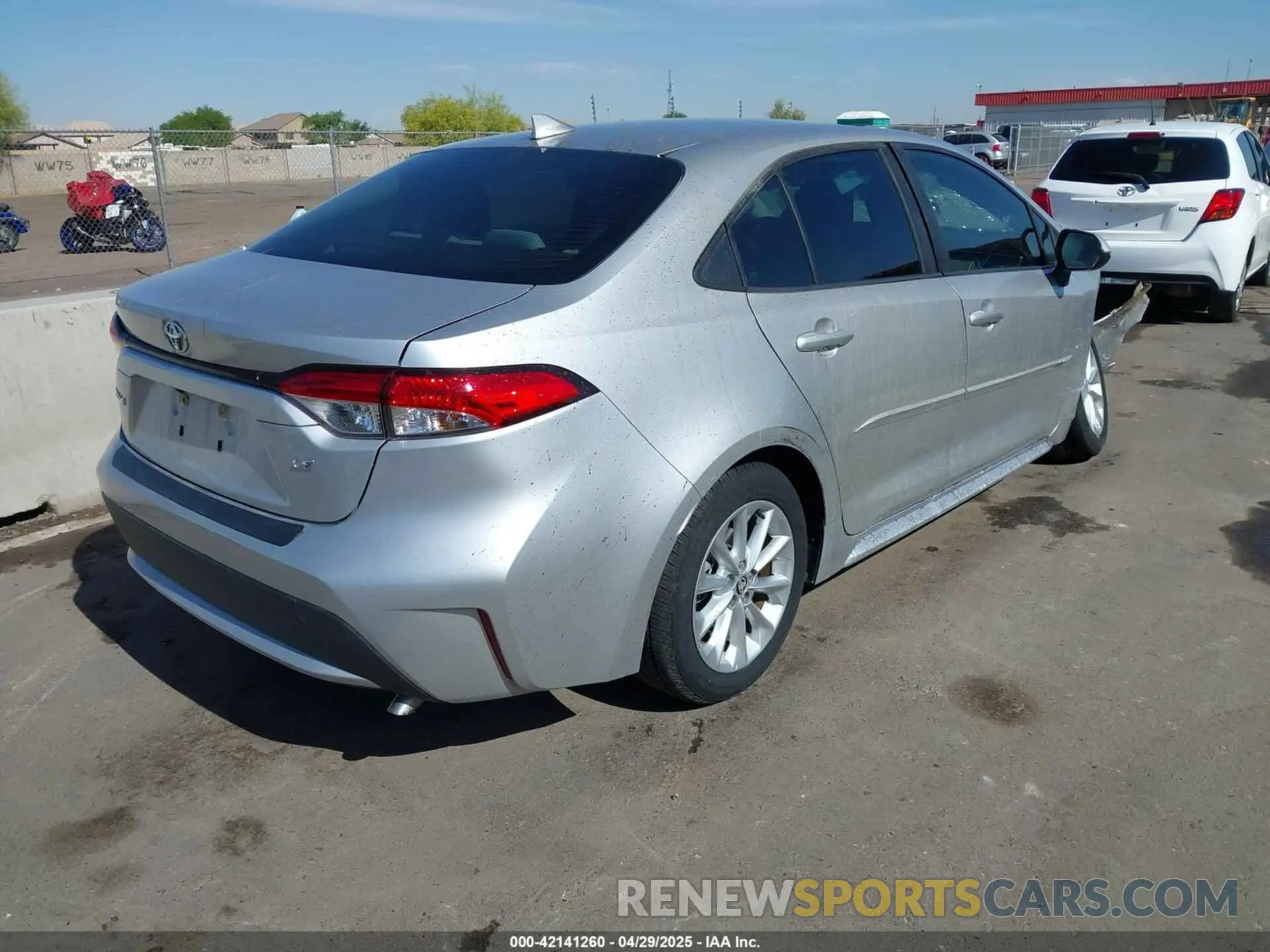 4 Photograph of a damaged car JTDHPRAEXLJ035706 TOYOTA COROLLA 2020