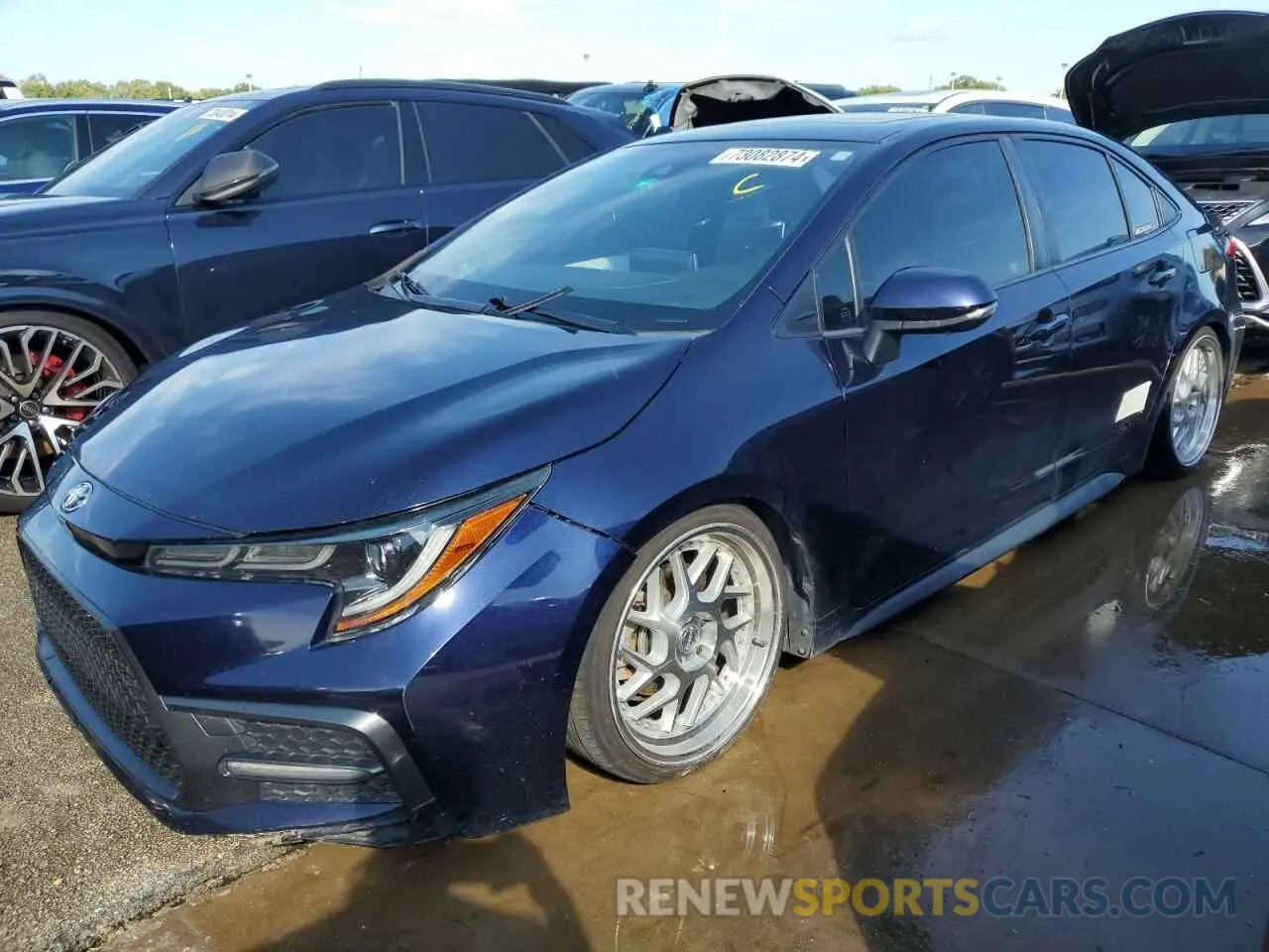1 Photograph of a damaged car JTDM4RCE1LJ008737 TOYOTA COROLLA 2020