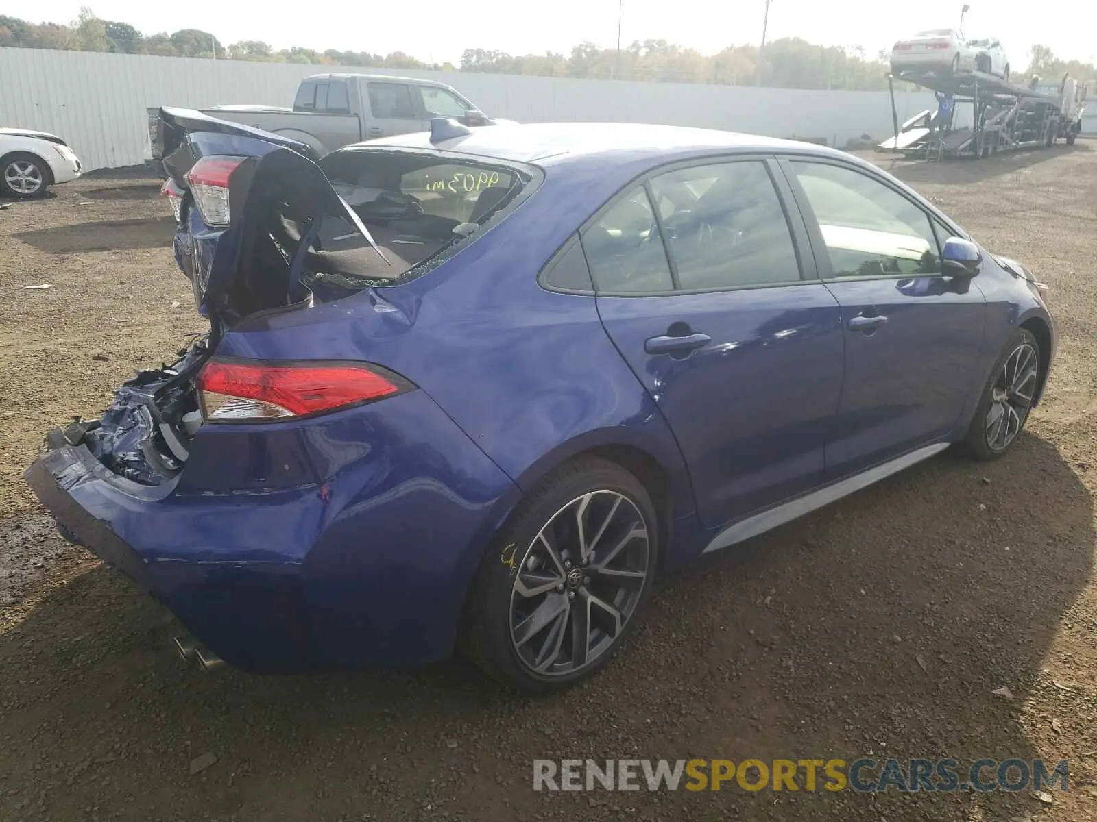 4 Photograph of a damaged car JTDM4RCE3LJ003801 TOYOTA COROLLA 2020