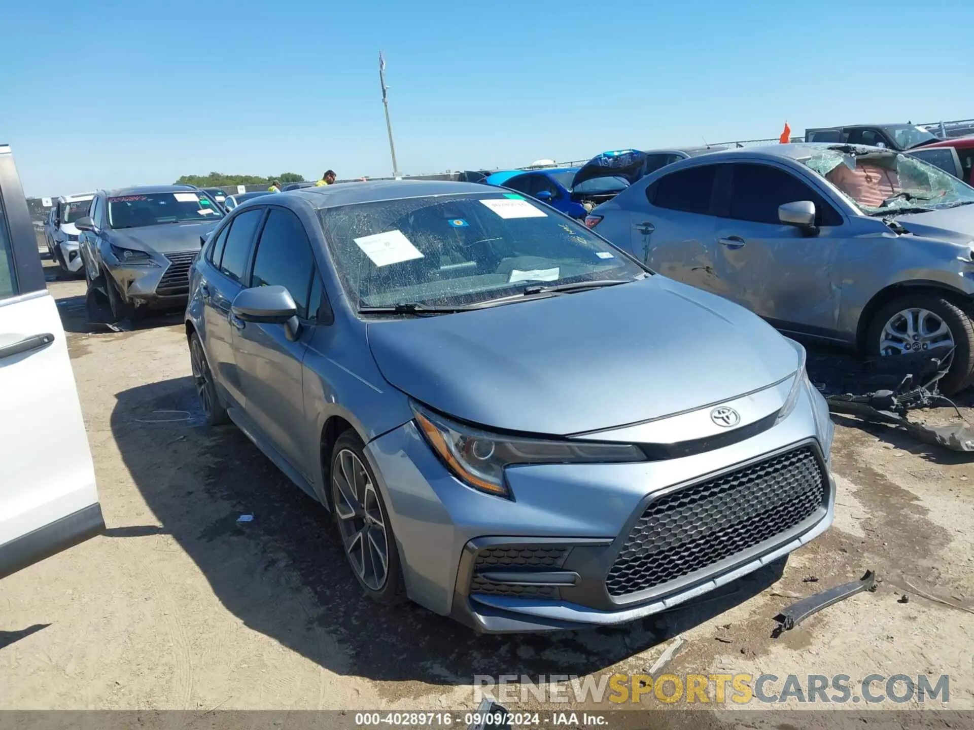 1 Фотография поврежденного автомобиля JTDM4RCE8LJ017130 TOYOTA COROLLA 2020