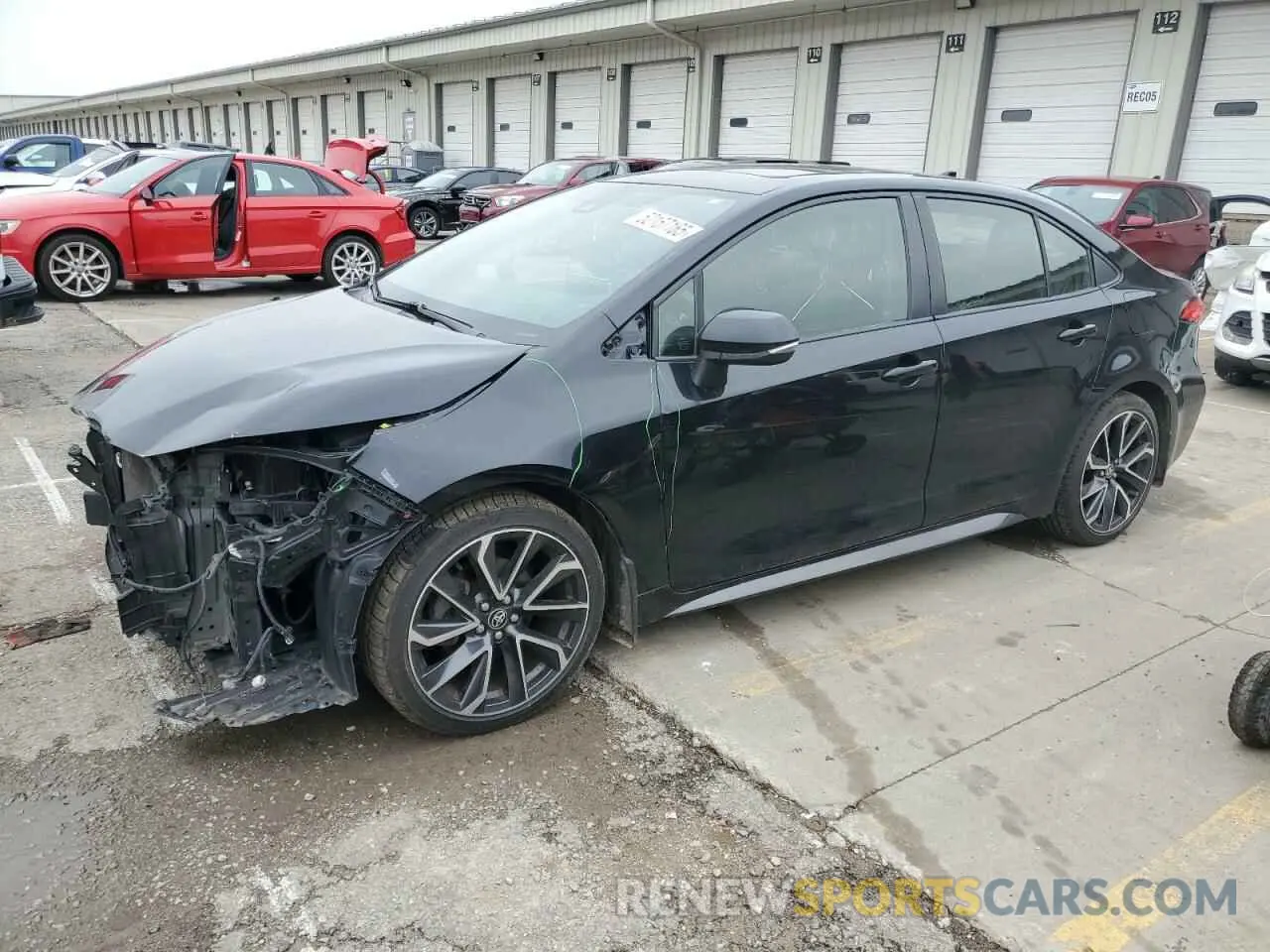 1 Photograph of a damaged car JTDM4RCE9LJ033546 TOYOTA COROLLA 2020