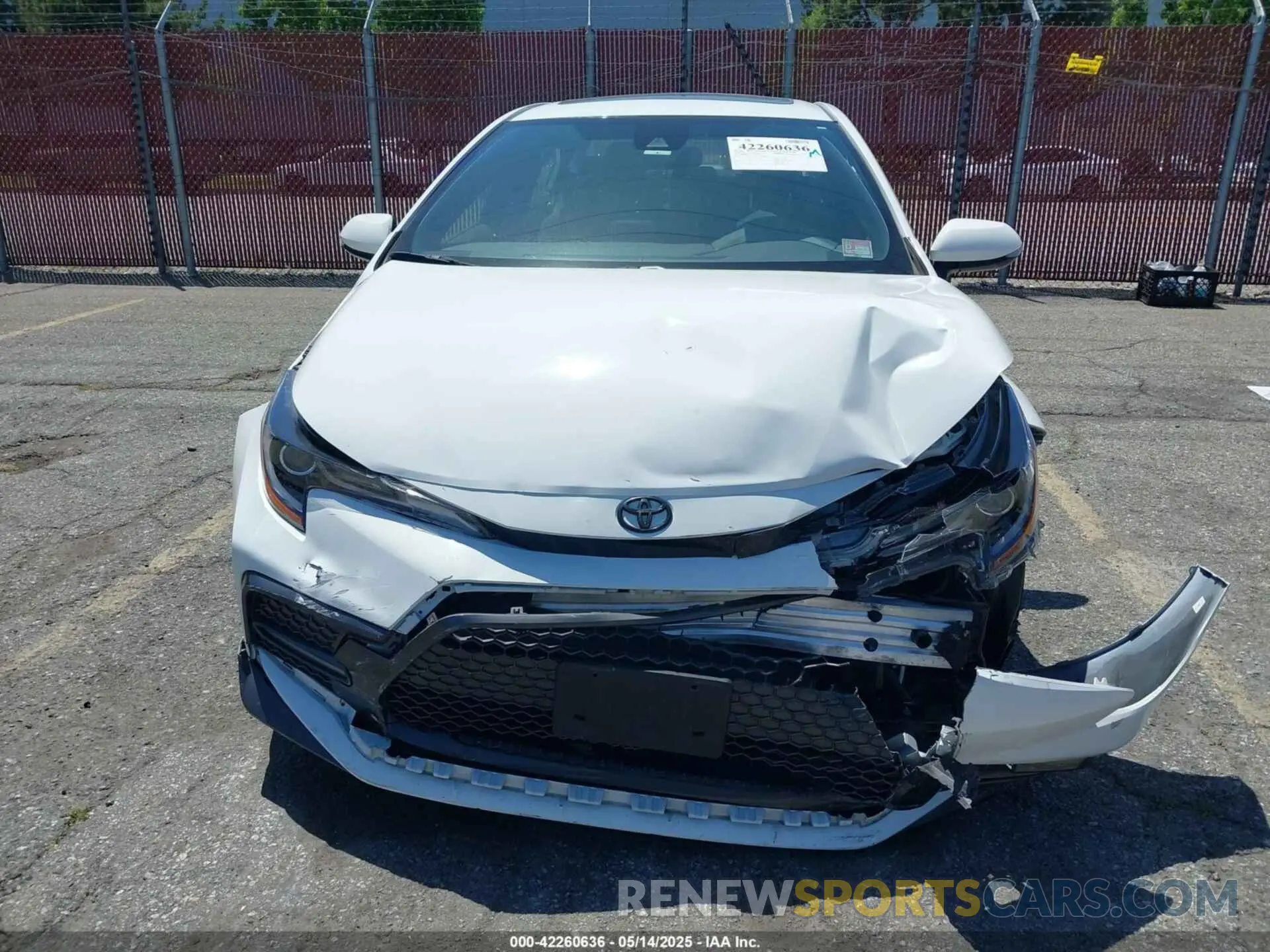 12 Photograph of a damaged car JTDM4RCE9LJ045406 TOYOTA COROLLA 2020