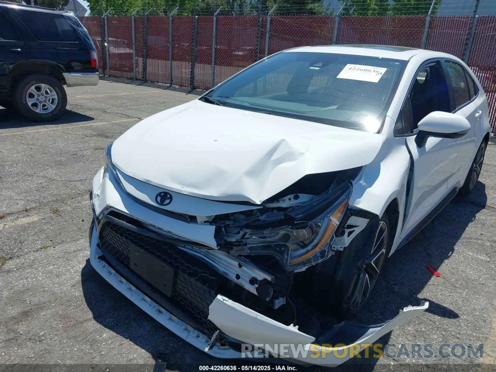 6 Photograph of a damaged car JTDM4RCE9LJ045406 TOYOTA COROLLA 2020