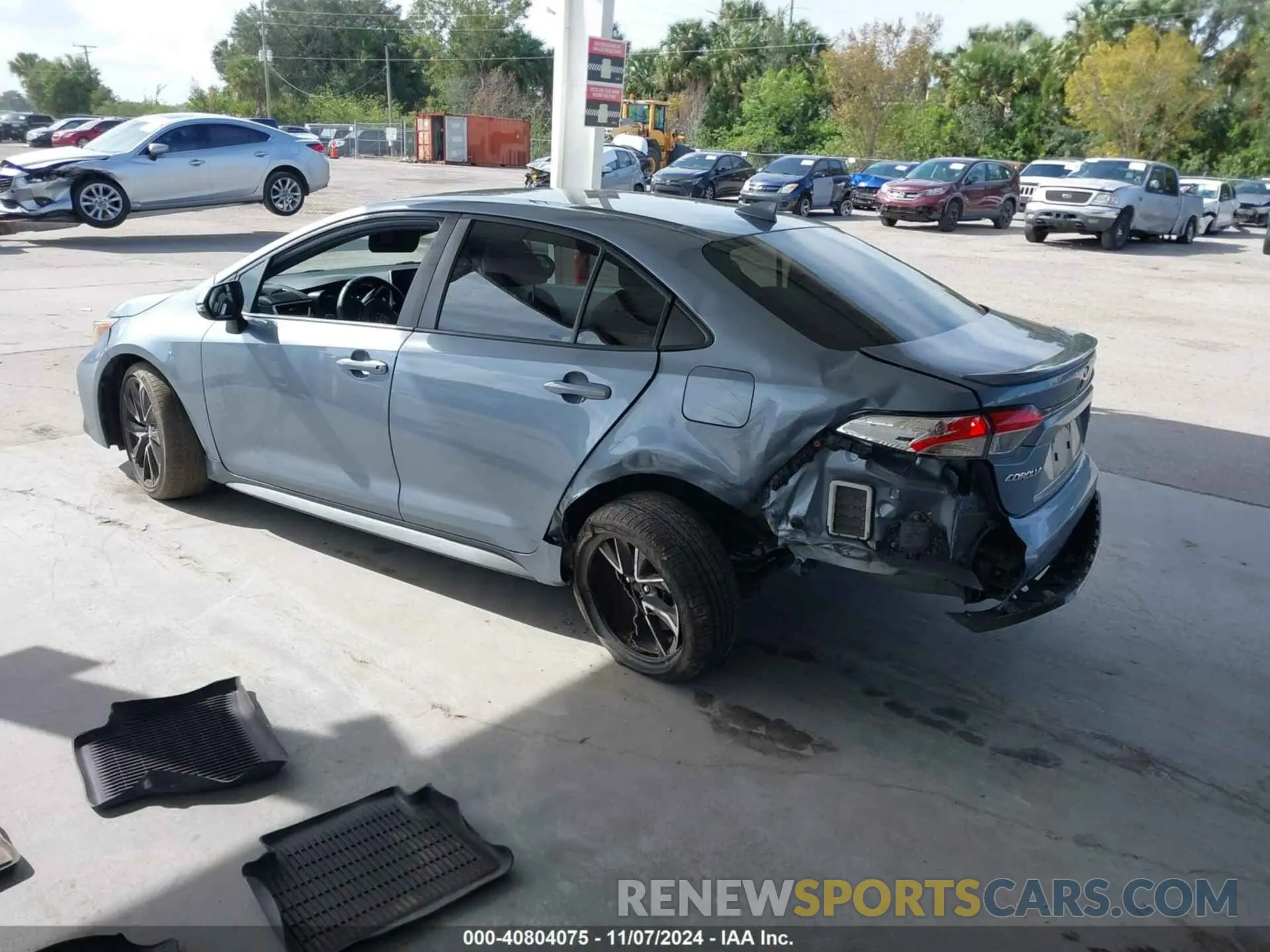 3 Photograph of a damaged car JTDP4RCE0LJ042326 TOYOTA COROLLA 2020