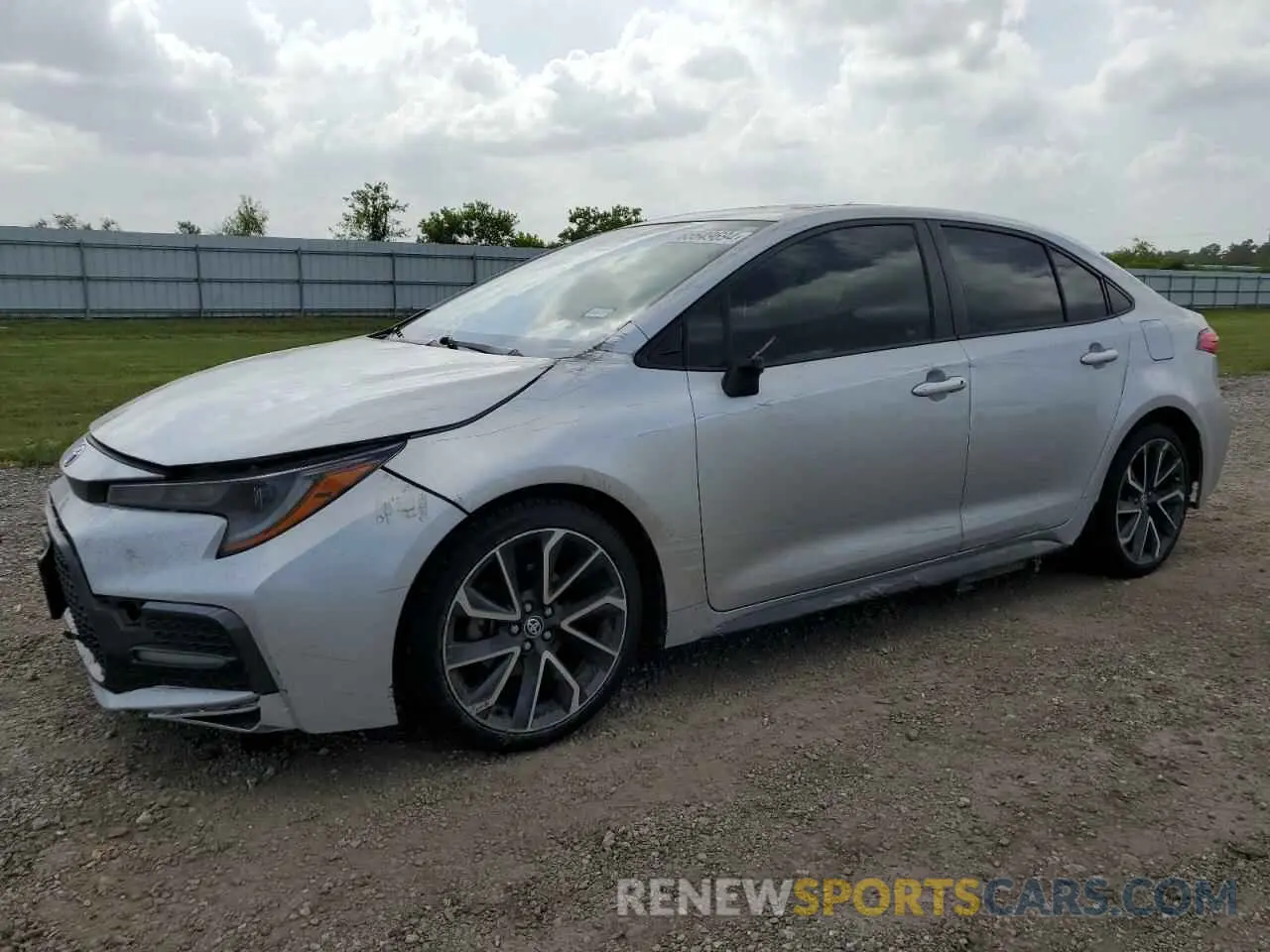 1 Photograph of a damaged car JTDP4RCE1LJ001543 TOYOTA COROLLA 2020