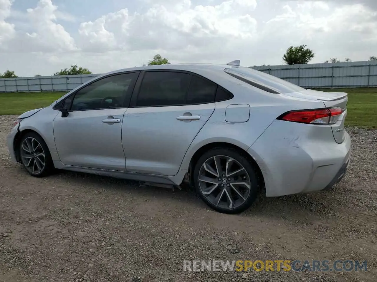 2 Photograph of a damaged car JTDP4RCE1LJ001543 TOYOTA COROLLA 2020