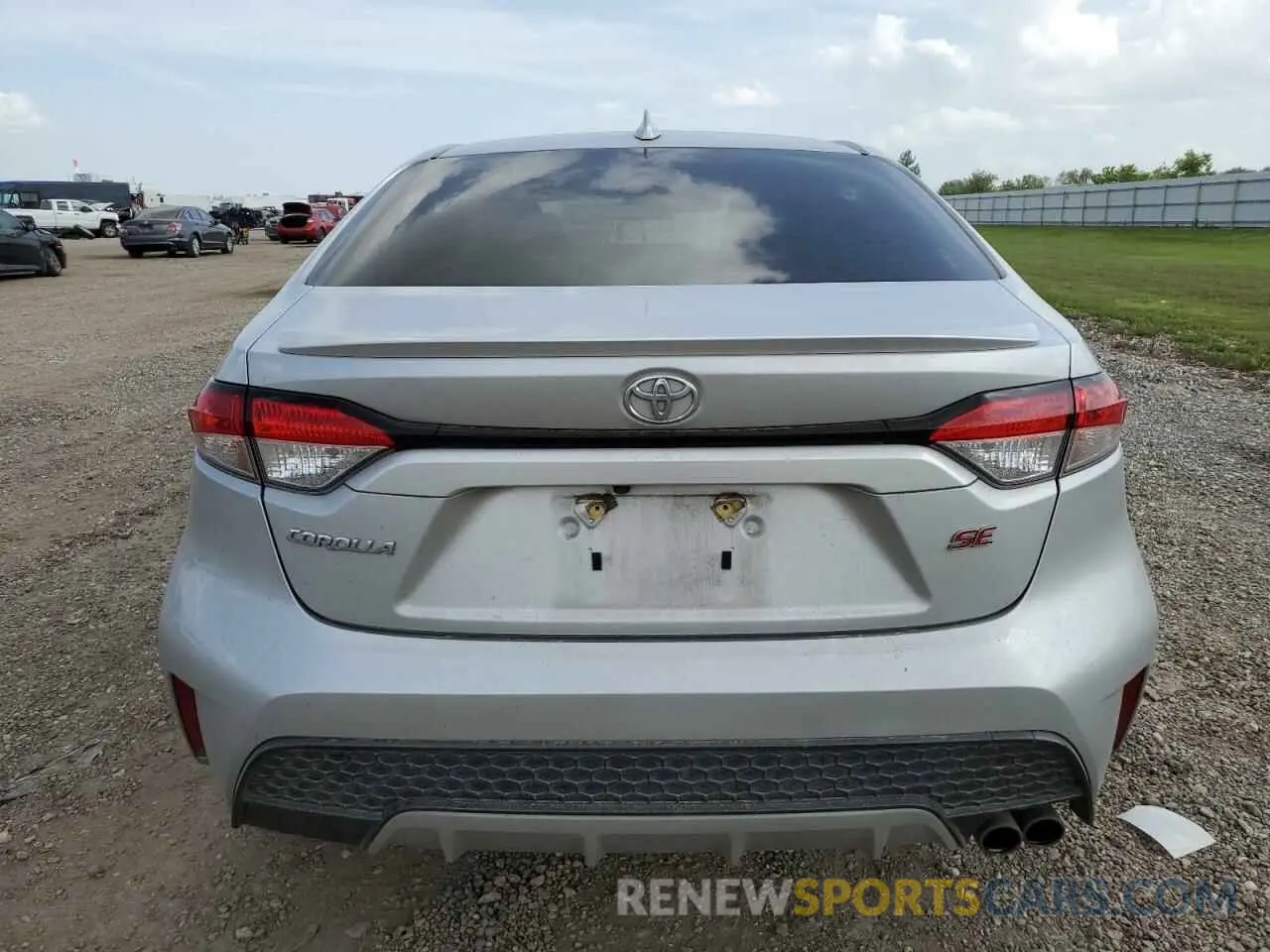 6 Photograph of a damaged car JTDP4RCE1LJ001543 TOYOTA COROLLA 2020