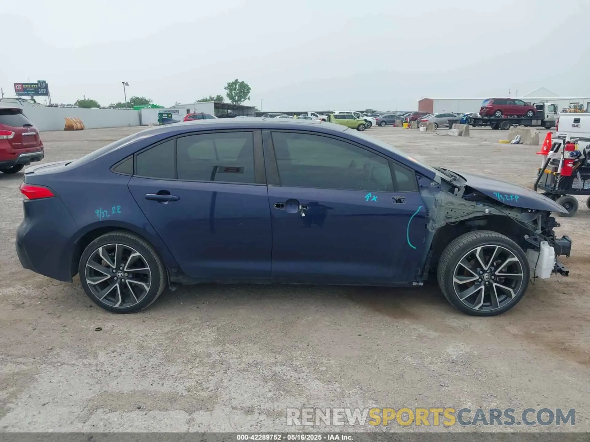 14 Фотография поврежденного автомобиля JTDP4RCE1LJ007696 TOYOTA COROLLA 2020