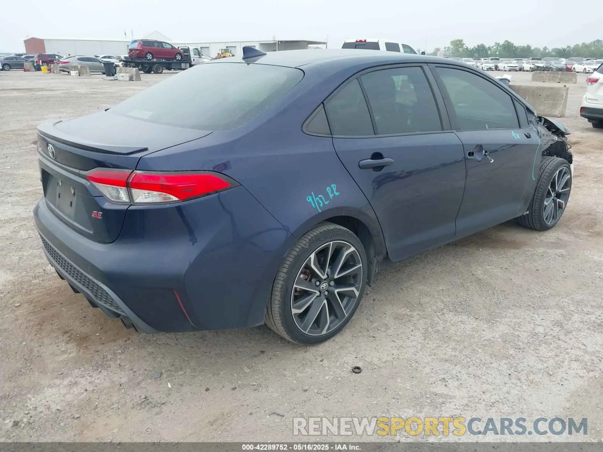 4 Фотография поврежденного автомобиля JTDP4RCE1LJ007696 TOYOTA COROLLA 2020