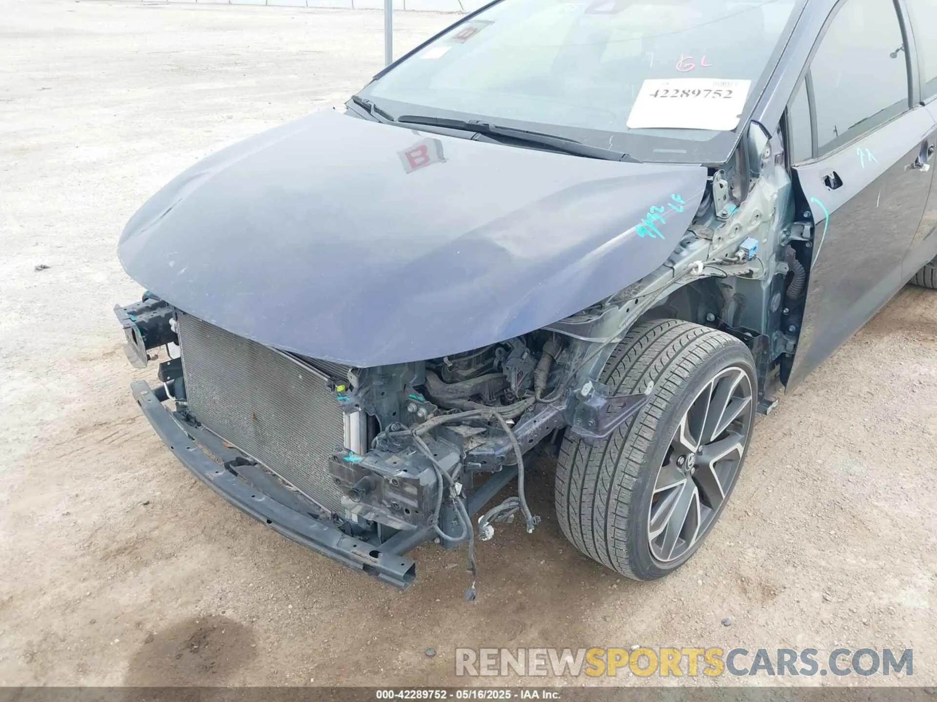 6 Фотография поврежденного автомобиля JTDP4RCE1LJ007696 TOYOTA COROLLA 2020
