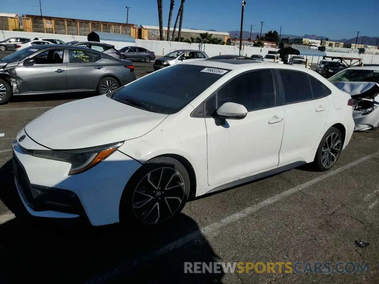 1 Photograph of a damaged car JTDP4RCE1LJ033425 TOYOTA COROLLA 2020