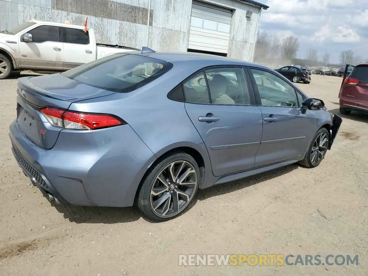 3 Фотография поврежденного автомобиля JTDP4RCE1LJ038365 TOYOTA COROLLA 2020