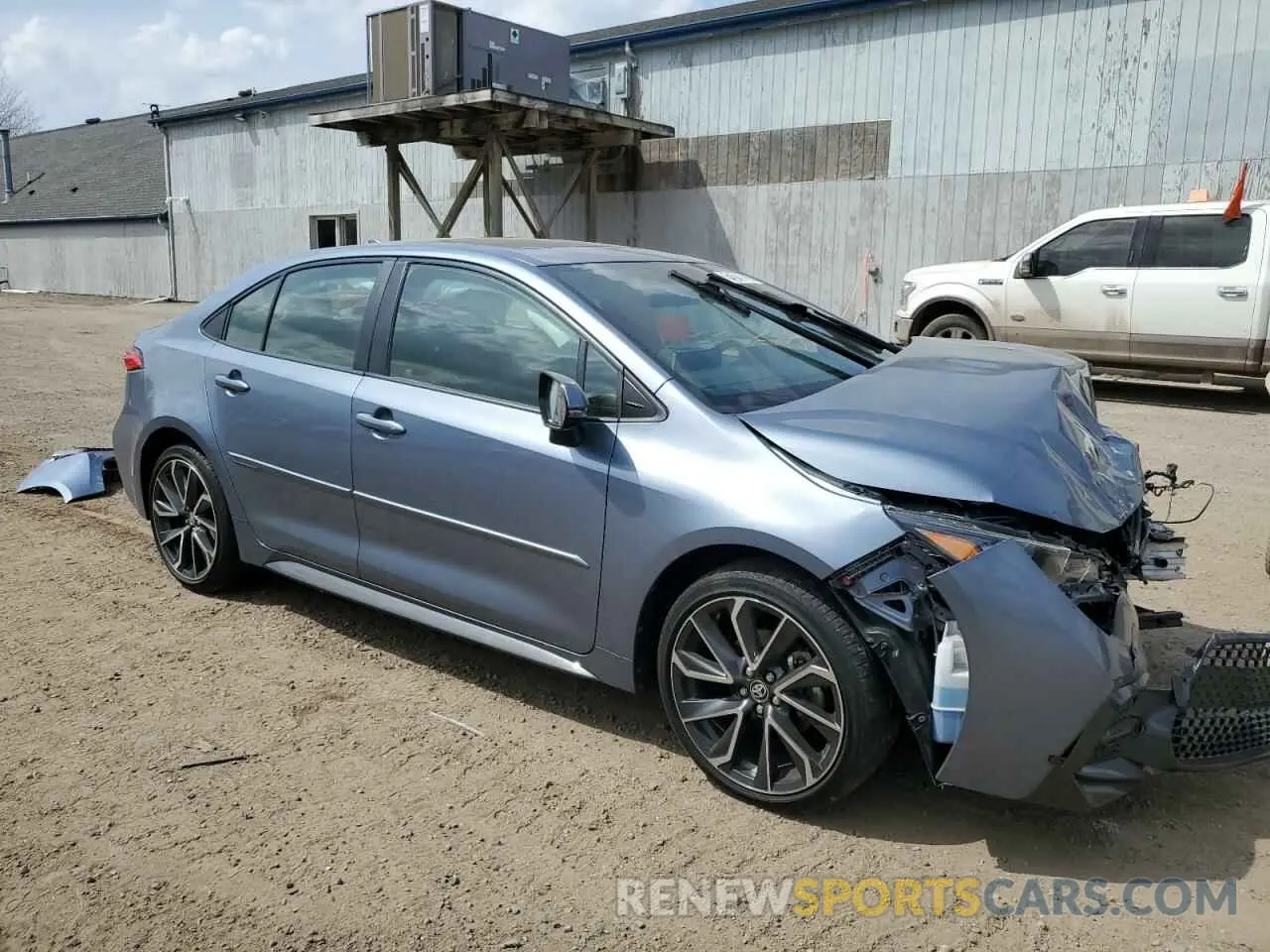 4 Фотография поврежденного автомобиля JTDP4RCE1LJ038365 TOYOTA COROLLA 2020