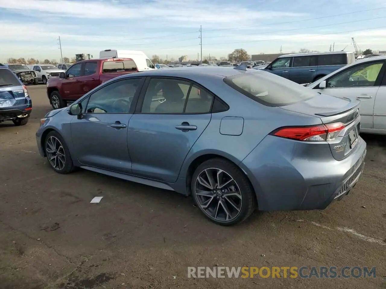 2 Фотография поврежденного автомобиля JTDP4RCE3LJ013595 TOYOTA COROLLA 2020