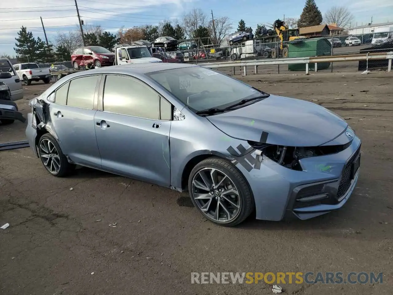 4 Фотография поврежденного автомобиля JTDP4RCE3LJ013595 TOYOTA COROLLA 2020