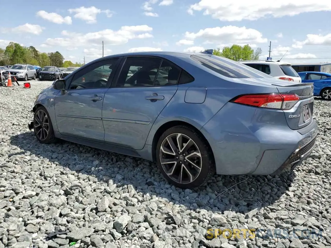 2 Photograph of a damaged car JTDP4RCE3LJ014553 TOYOTA COROLLA 2020