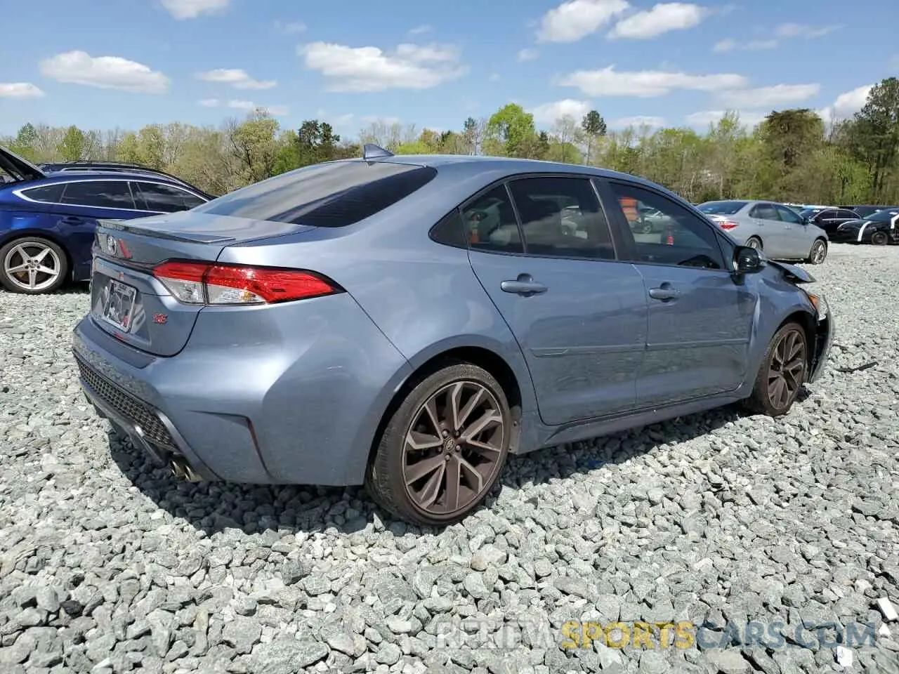 3 Photograph of a damaged car JTDP4RCE3LJ014553 TOYOTA COROLLA 2020