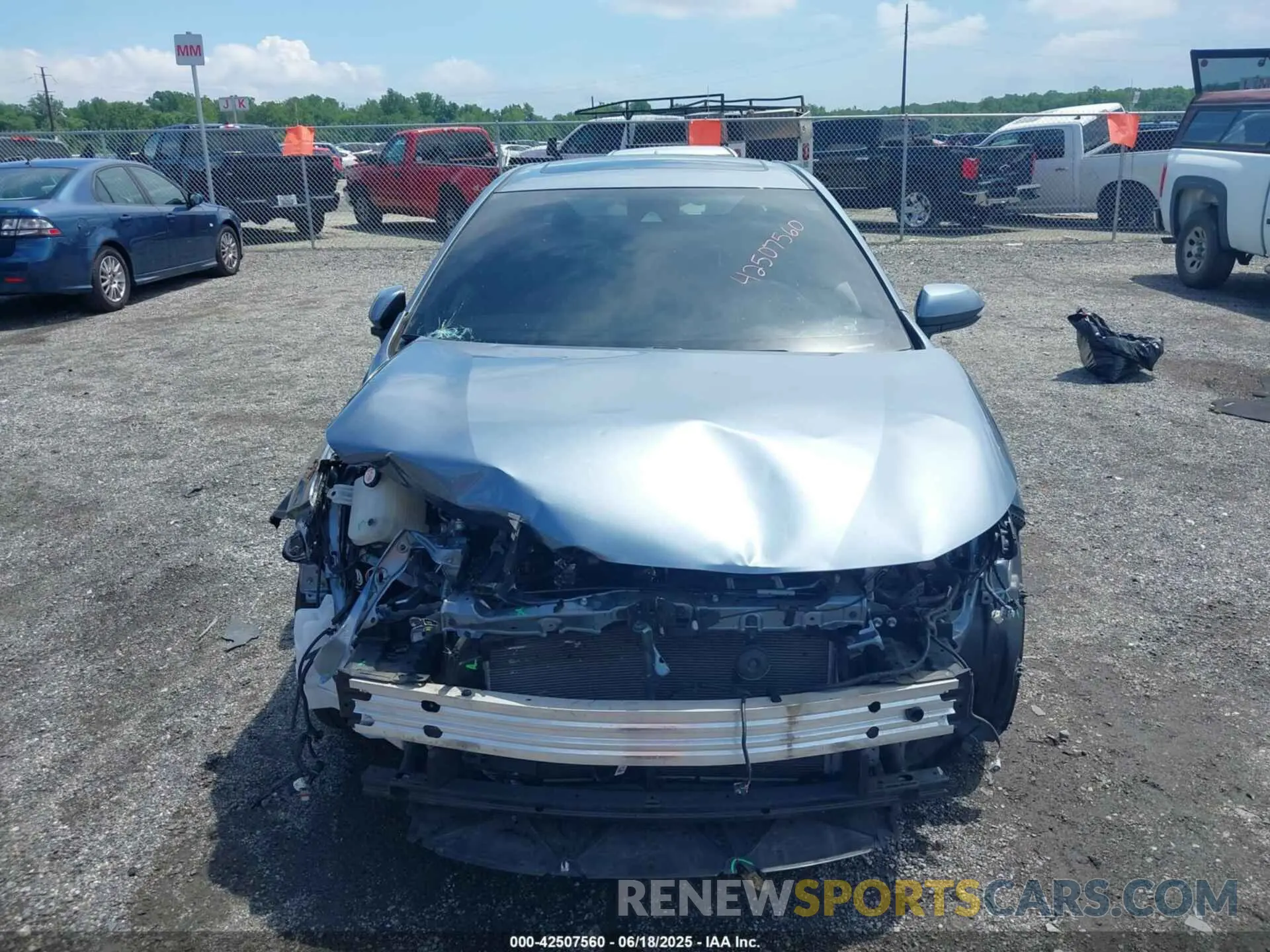 12 Photograph of a damaged car JTDP4RCE3LJ028047 TOYOTA COROLLA 2020