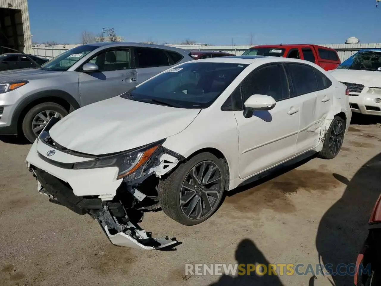 1 Photograph of a damaged car JTDP4RCE3LJ035421 TOYOTA COROLLA 2020
