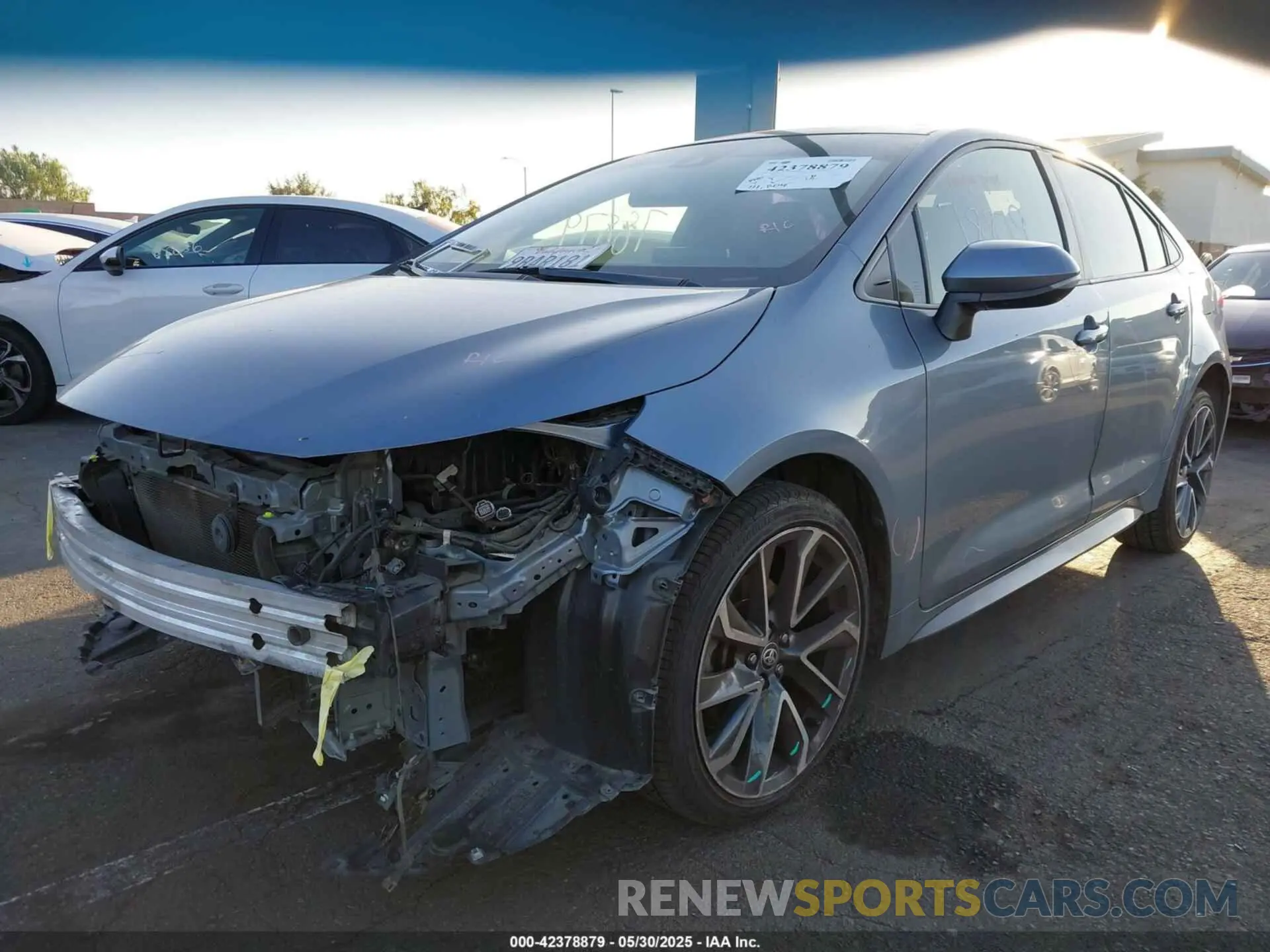 2 Photograph of a damaged car JTDP4RCE4LJ039526 TOYOTA COROLLA 2020