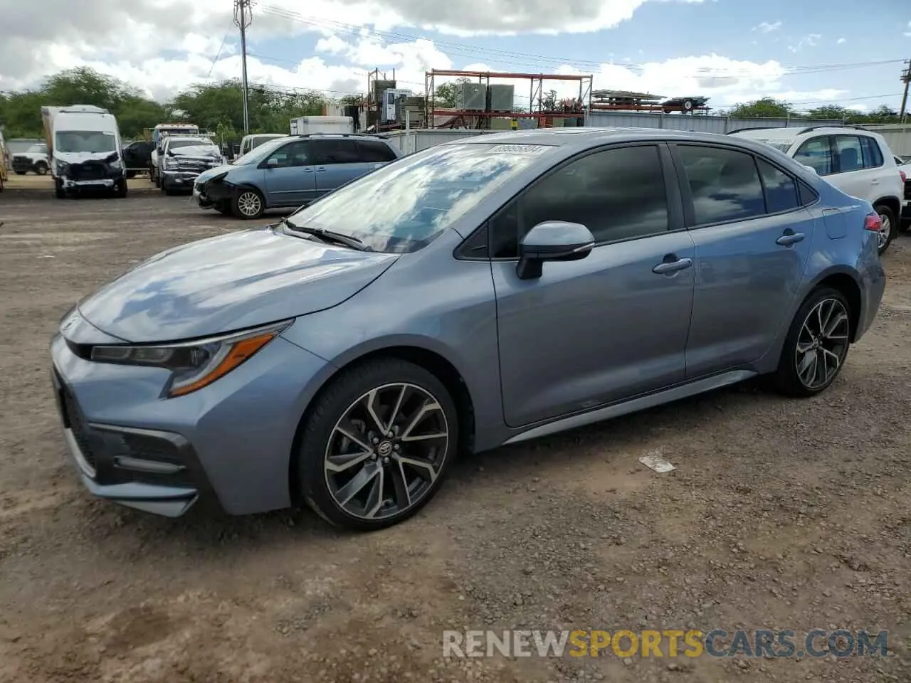 1 Photograph of a damaged car JTDP4RCE5LJ029197 TOYOTA COROLLA 2020