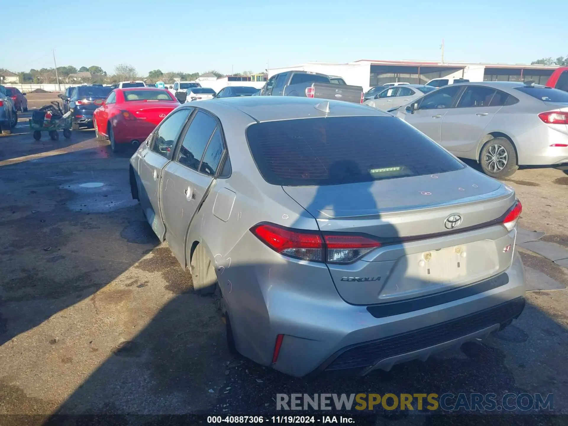3 Фотография поврежденного автомобиля JTDP4RCE6LJ007368 TOYOTA COROLLA 2020